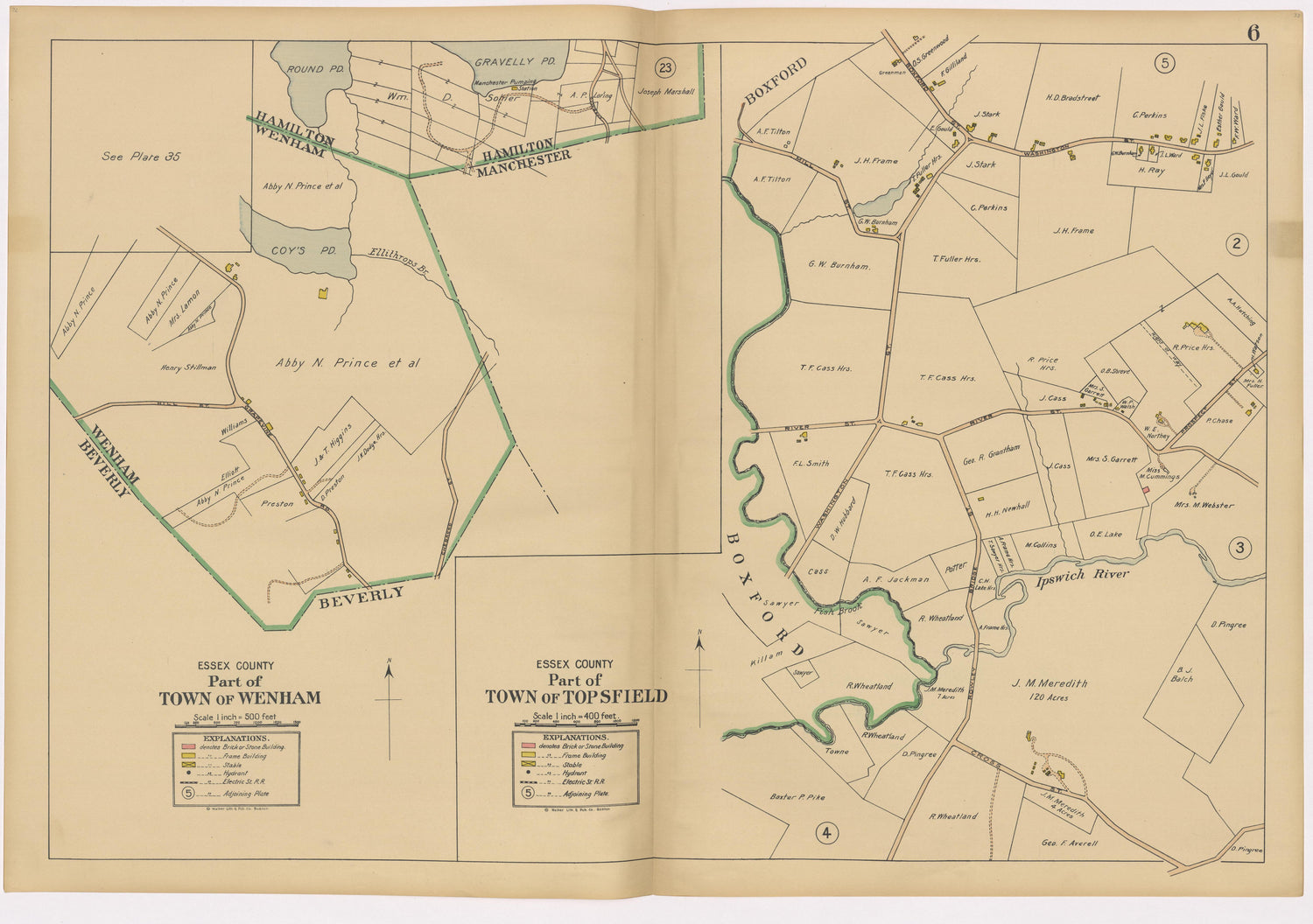 Image 10 of Atlas of the Towns of Topsfield, Ipswich, Essex, Hamilton and Wenham, Essex County, Massachusetts from Atlas of the Towns of Topsfield, Ipswich, Essex, Hamilton and Wenham, Essex County, Massachusetts 1910 by Relic Map Company