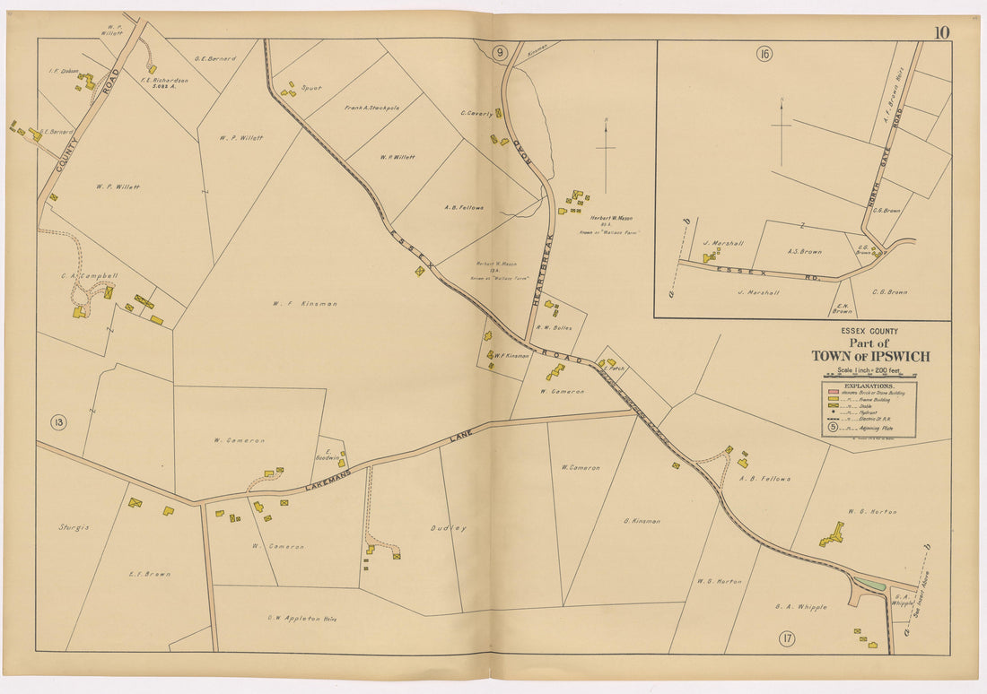 Image 14 of Atlas of the Towns of Topsfield, Ipswich, Essex, Hamilton and Wenham, Essex County, Massachusetts from Atlas of the Towns of Topsfield, Ipswich, Essex, Hamilton and Wenham, Essex County, Massachusetts 1910 by Relic Map Company