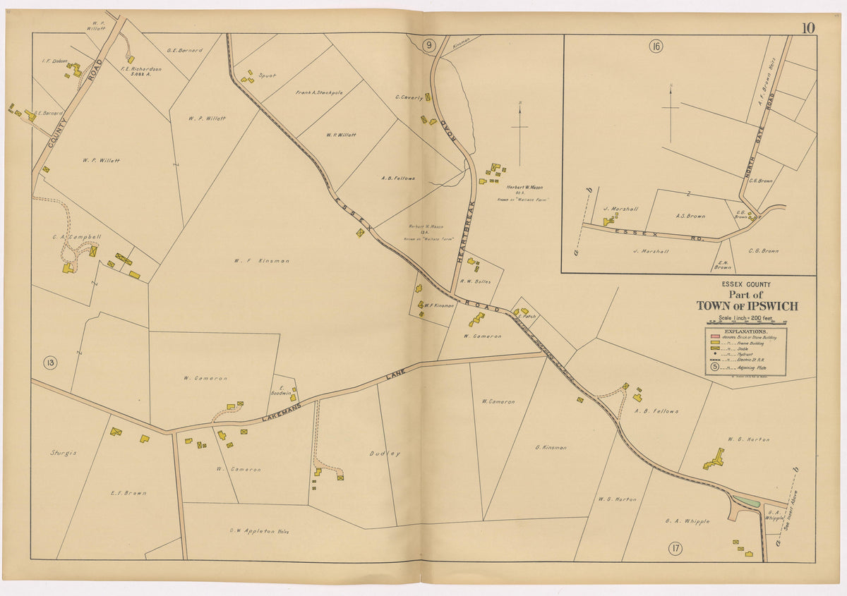 Image 14 of Atlas of the Towns of Topsfield, Ipswich, Essex, Hamilton and Wenham, Essex County, Massachusetts from Atlas of the Towns of Topsfield, Ipswich, Essex, Hamilton and Wenham, Essex County, Massachusetts 1910 by Relic Map Company