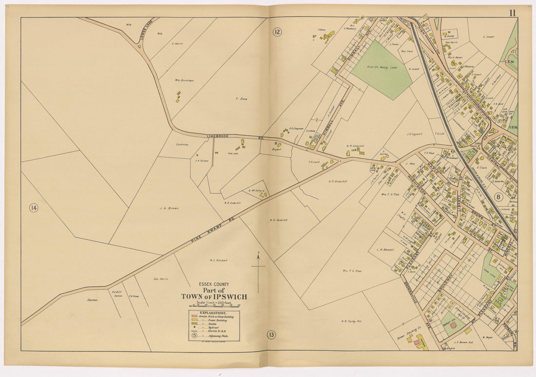 Image 15 of Atlas of the Towns of Topsfield, Ipswich, Essex, Hamilton and Wenham, Essex County, Massachusetts from Atlas of the Towns of Topsfield, Ipswich, Essex, Hamilton and Wenham, Essex County, Massachusetts 1910 by Relic Map Company