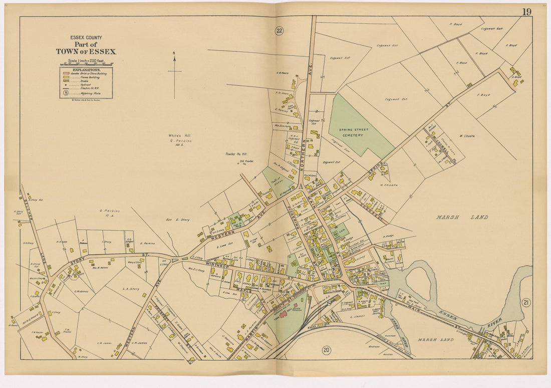 Image 23 of Atlas of the Towns of Topsfield, Ipswich, Essex, Hamilton and Wenham, Essex County, Massachusetts from Atlas of the Towns of Topsfield, Ipswich, Essex, Hamilton and Wenham, Essex County, Massachusetts 1910 by Relic Map Company