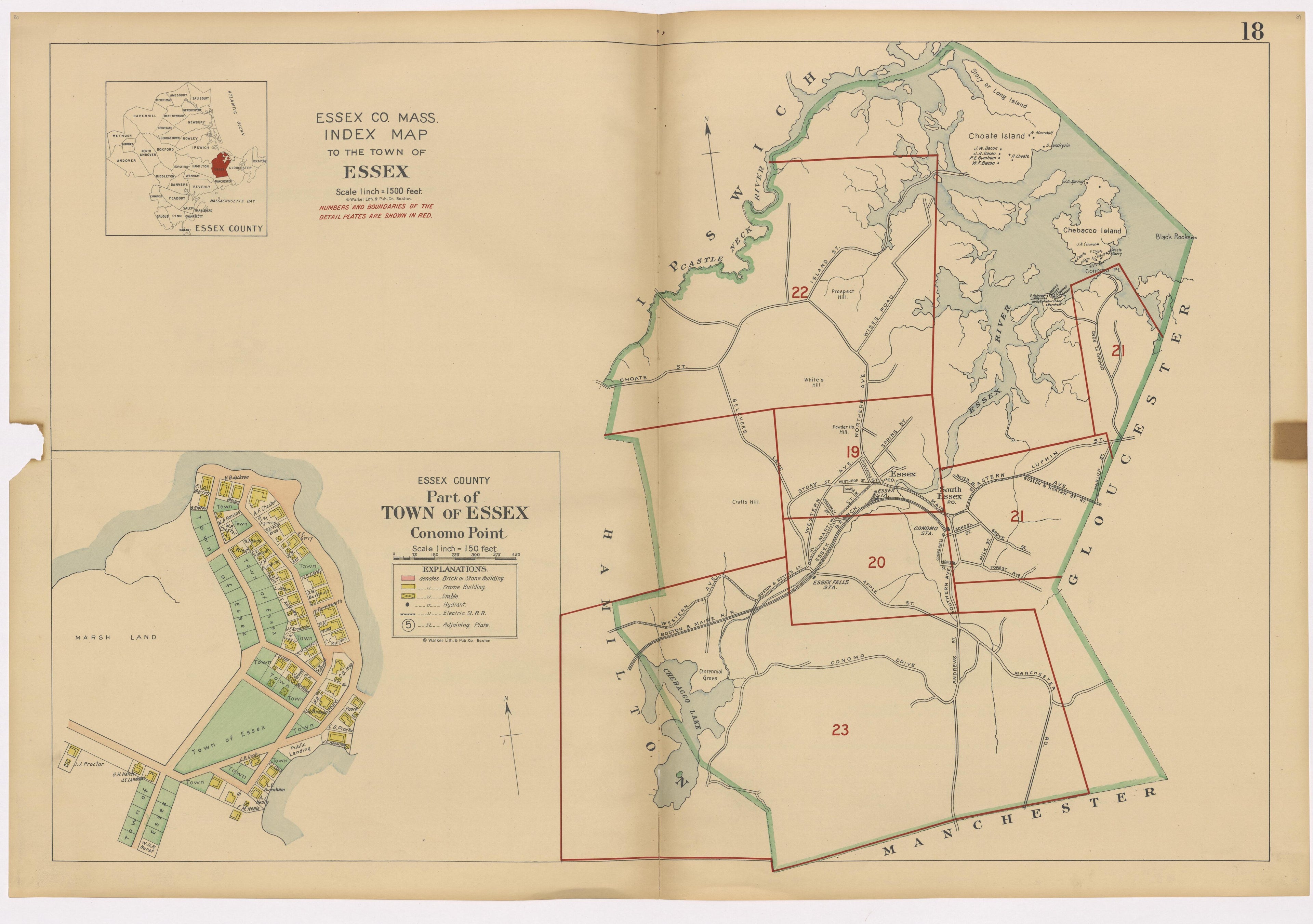 Image 22 of Atlas of the Towns of Topsfield, Ipswich, Essex, Hamilton and Wenham, Essex County, Massachusetts from Atlas of the Towns of Topsfield, Ipswich, Essex, Hamilton and Wenham, Essex County, Massachusetts 1910 by Relic Map Company