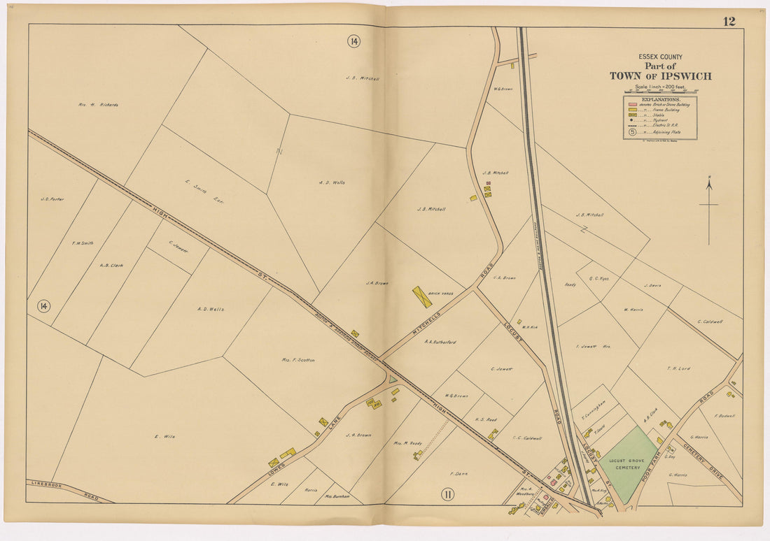 Image 16 of Atlas of the Towns of Topsfield, Ipswich, Essex, Hamilton and Wenham, Essex County, Massachusetts from Atlas of the Towns of Topsfield, Ipswich, Essex, Hamilton and Wenham, Essex County, Massachusetts 1910 by Relic Map Company