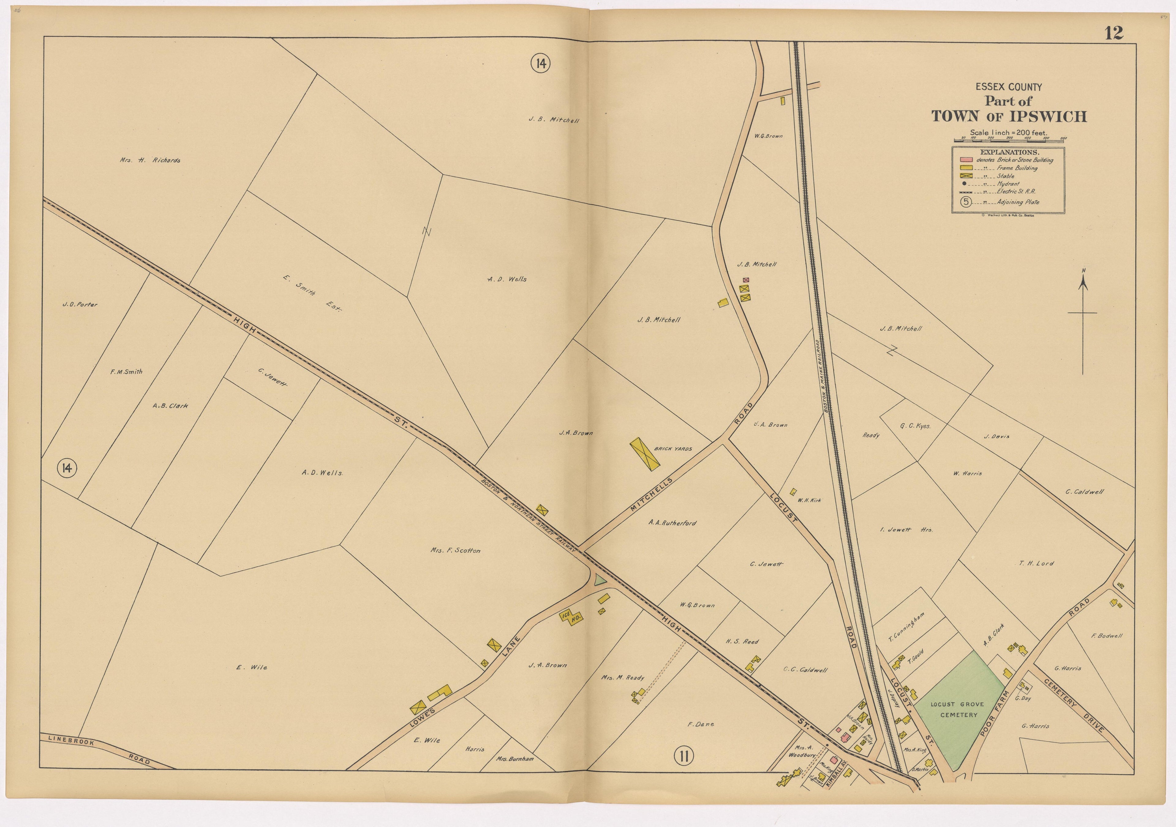 Image 16 of Atlas of the Towns of Topsfield, Ipswich, Essex, Hamilton and Wenham, Essex County, Massachusetts from Atlas of the Towns of Topsfield, Ipswich, Essex, Hamilton and Wenham, Essex County, Massachusetts 1910 by Relic Map Company
