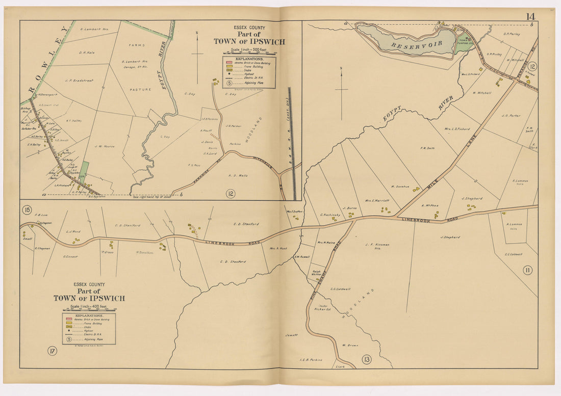 Image 18 of Atlas of the Towns of Topsfield, Ipswich, Essex, Hamilton and Wenham, Essex County, Massachusetts from Atlas of the Towns of Topsfield, Ipswich, Essex, Hamilton and Wenham, Essex County, Massachusetts 1910 by Relic Map Company