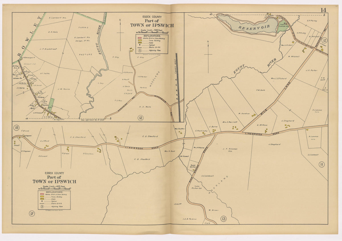 Image 18 of Atlas of the Towns of Topsfield, Ipswich, Essex, Hamilton and Wenham, Essex County, Massachusetts from Atlas of the Towns of Topsfield, Ipswich, Essex, Hamilton and Wenham, Essex County, Massachusetts 1910 by Relic Map Company