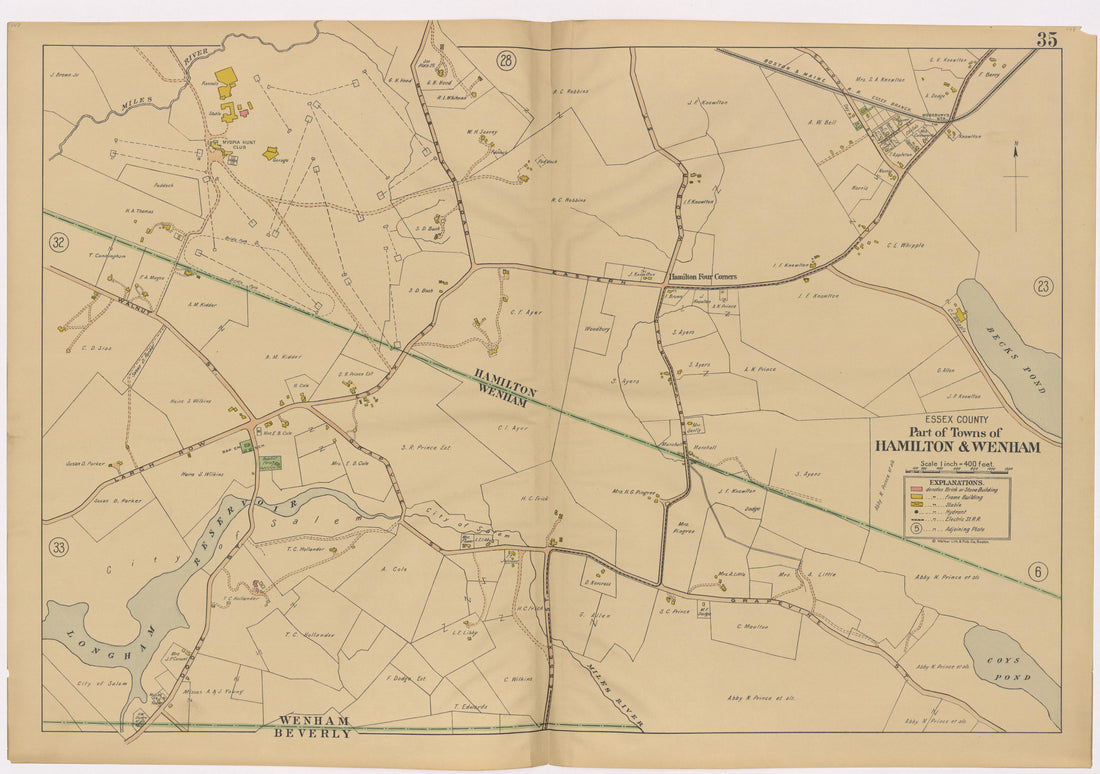 Image 39 of Atlas of the Towns of Topsfield, Ipswich, Essex, Hamilton and Wenham, Essex County, Massachusetts from Atlas of the Towns of Topsfield, Ipswich, Essex, Hamilton and Wenham, Essex County, Massachusetts 1910 by Relic Map Company