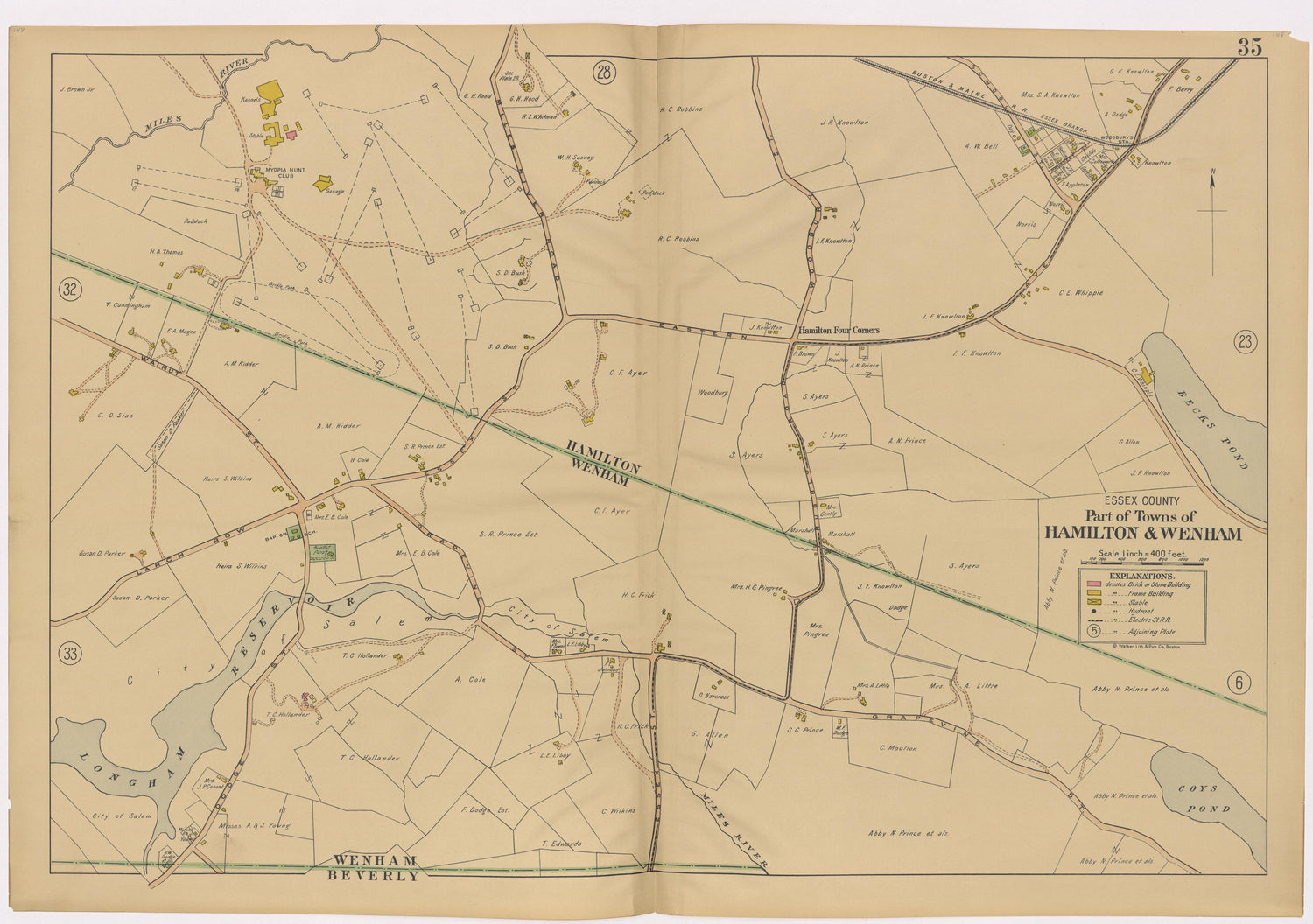 Image 39 of Atlas of the Towns of Topsfield, Ipswich, Essex, Hamilton and Wenham, Essex County, Massachusetts from Atlas of the Towns of Topsfield, Ipswich, Essex, Hamilton and Wenham, Essex County, Massachusetts 1910 by Relic Map Company