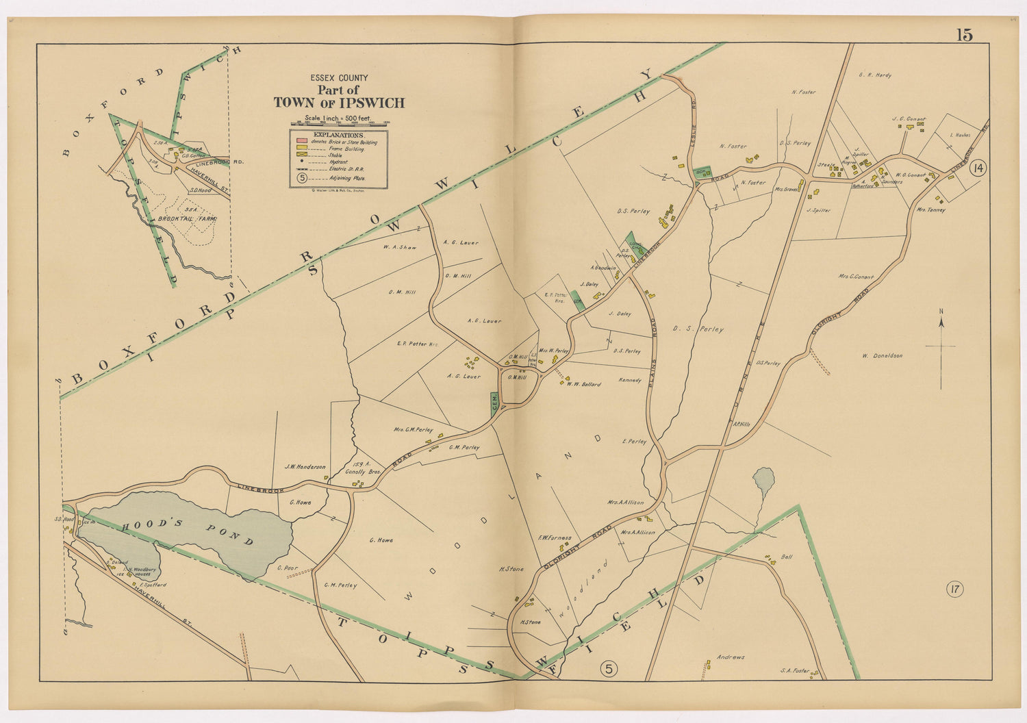 Image 19 of Atlas of the Towns of Topsfield, Ipswich, Essex, Hamilton and Wenham, Essex County, Massachusetts from Atlas of the Towns of Topsfield, Ipswich, Essex, Hamilton and Wenham, Essex County, Massachusetts 1910 by Relic Map Company