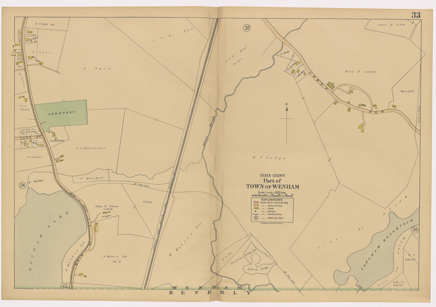 Image 37 of Atlas of the Towns of Topsfield, Ipswich, Essex, Hamilton and Wenham, Essex County, Massachusetts from Atlas of the Towns of Topsfield, Ipswich, Essex, Hamilton and Wenham, Essex County, Massachusetts 1910 by Relic Map Company