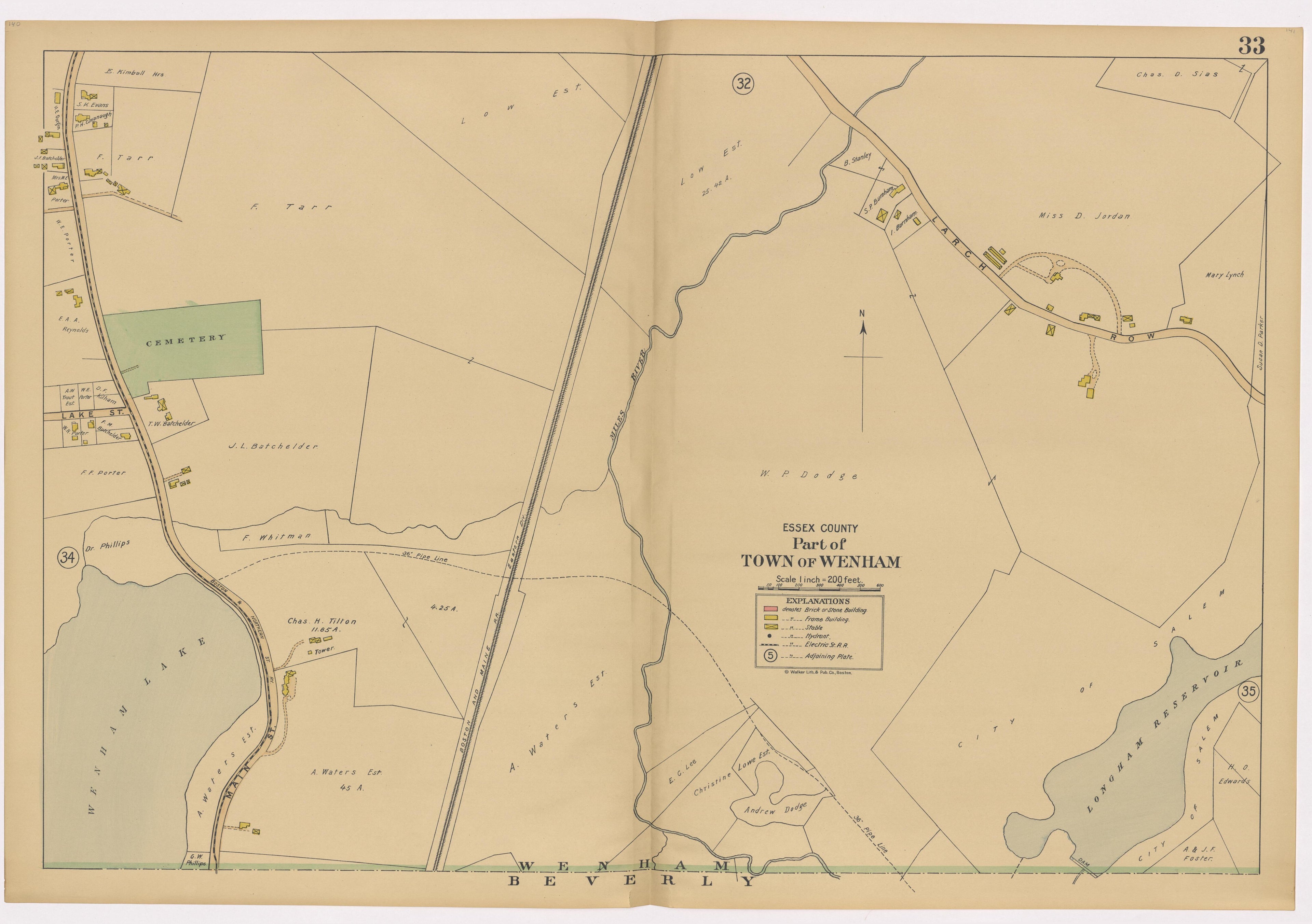 Image 37 of Atlas of the Towns of Topsfield, Ipswich, Essex, Hamilton and Wenham, Essex County, Massachusetts from Atlas of the Towns of Topsfield, Ipswich, Essex, Hamilton and Wenham, Essex County, Massachusetts 1910 by Relic Map Company