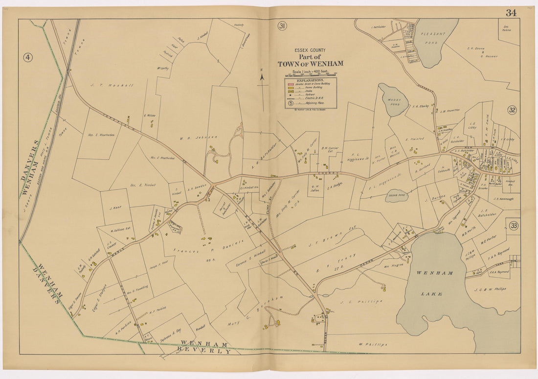 Image 38 of Atlas of the Towns of Topsfield, Ipswich, Essex, Hamilton and Wenham, Essex County, Massachusetts from Atlas of the Towns of Topsfield, Ipswich, Essex, Hamilton and Wenham, Essex County, Massachusetts 1910 by Relic Map Company