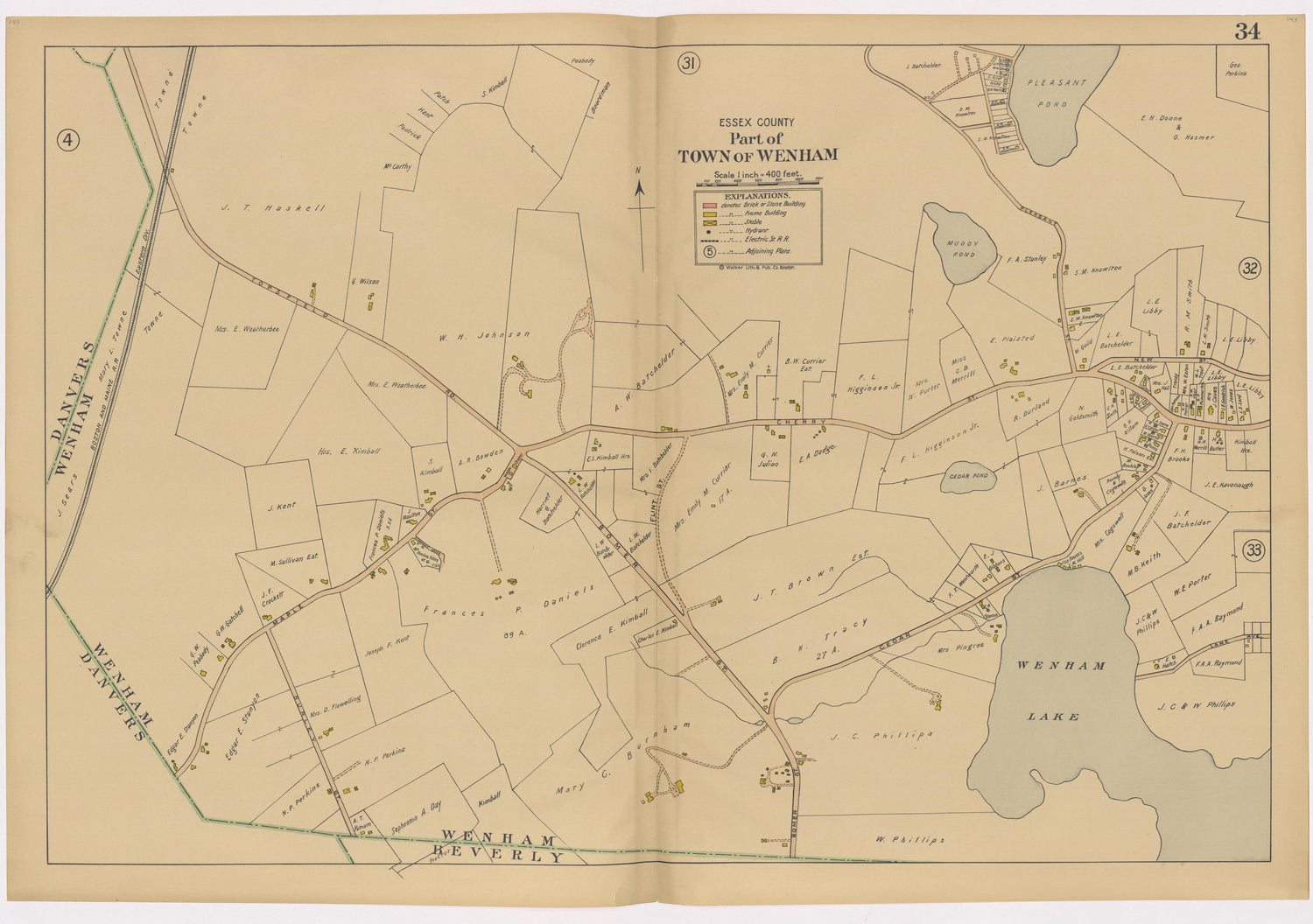 Image 38 of Atlas of the Towns of Topsfield, Ipswich, Essex, Hamilton and Wenham, Essex County, Massachusetts from Atlas of the Towns of Topsfield, Ipswich, Essex, Hamilton and Wenham, Essex County, Massachusetts 1910 by Relic Map Company