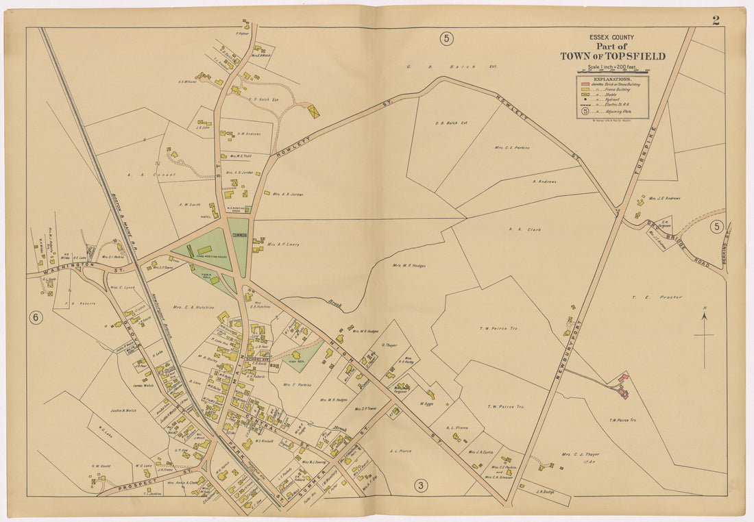 Image 6 of Atlas of the Towns of Topsfield, Ipswich, Essex, Hamilton and Wenham, Essex County, Massachusetts from Atlas of the Towns of Topsfield, Ipswich, Essex, Hamilton and Wenham, Essex County, Massachusetts 1910 by Relic Map Company