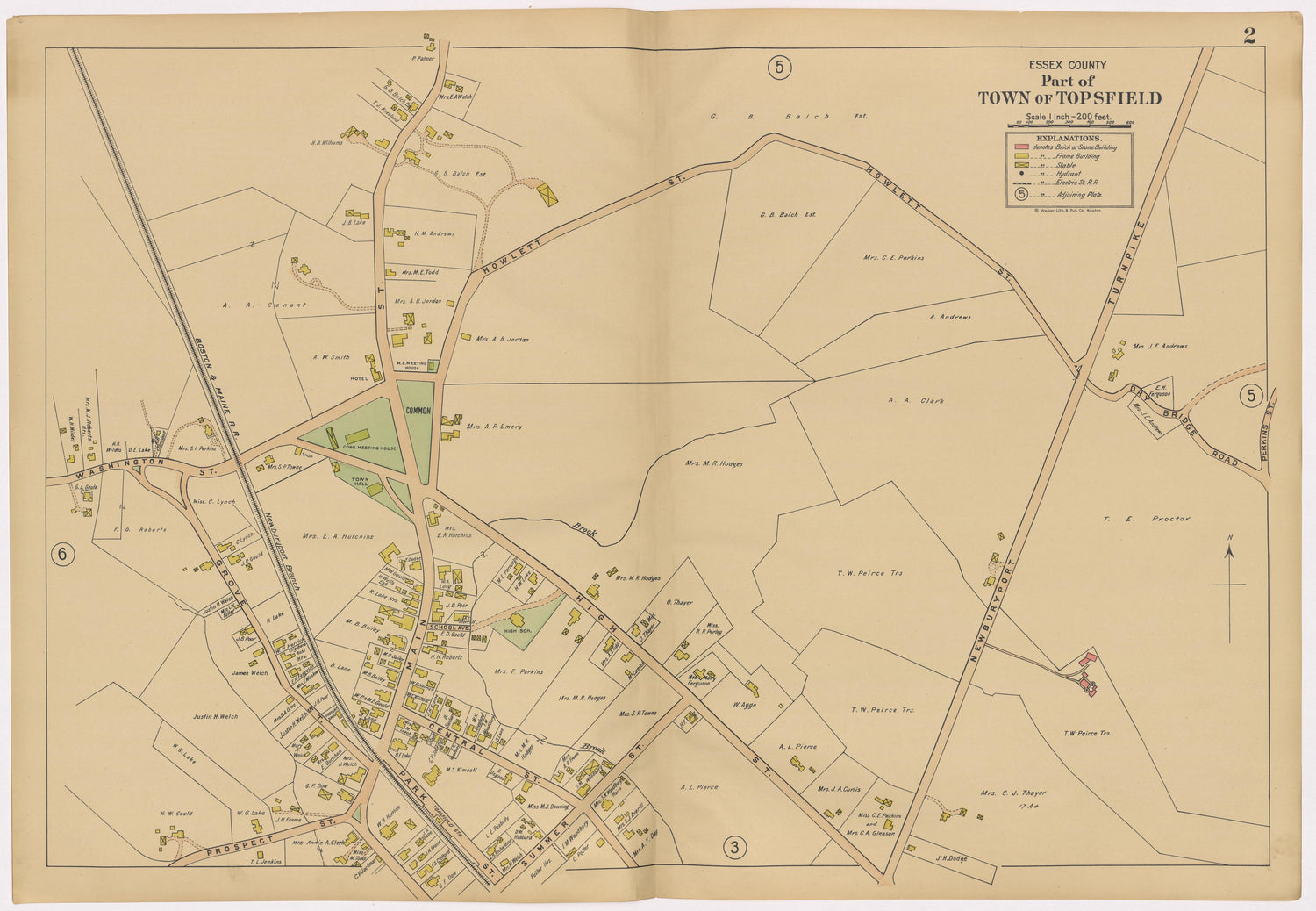 Image 6 of Atlas of the Towns of Topsfield, Ipswich, Essex, Hamilton and Wenham, Essex County, Massachusetts from Atlas of the Towns of Topsfield, Ipswich, Essex, Hamilton and Wenham, Essex County, Massachusetts 1910 by Relic Map Company