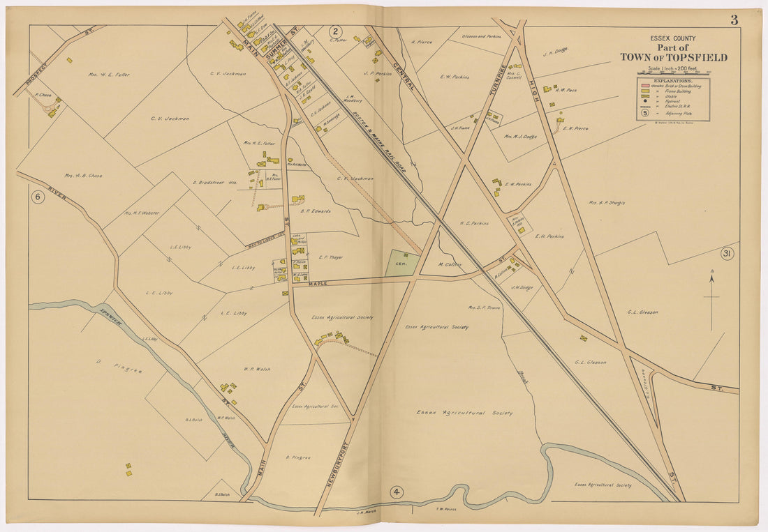 Image 7 of Atlas of the Towns of Topsfield, Ipswich, Essex, Hamilton and Wenham, Essex County, Massachusetts from Atlas of the Towns of Topsfield, Ipswich, Essex, Hamilton and Wenham, Essex County, Massachusetts 1910 by Relic Map Company