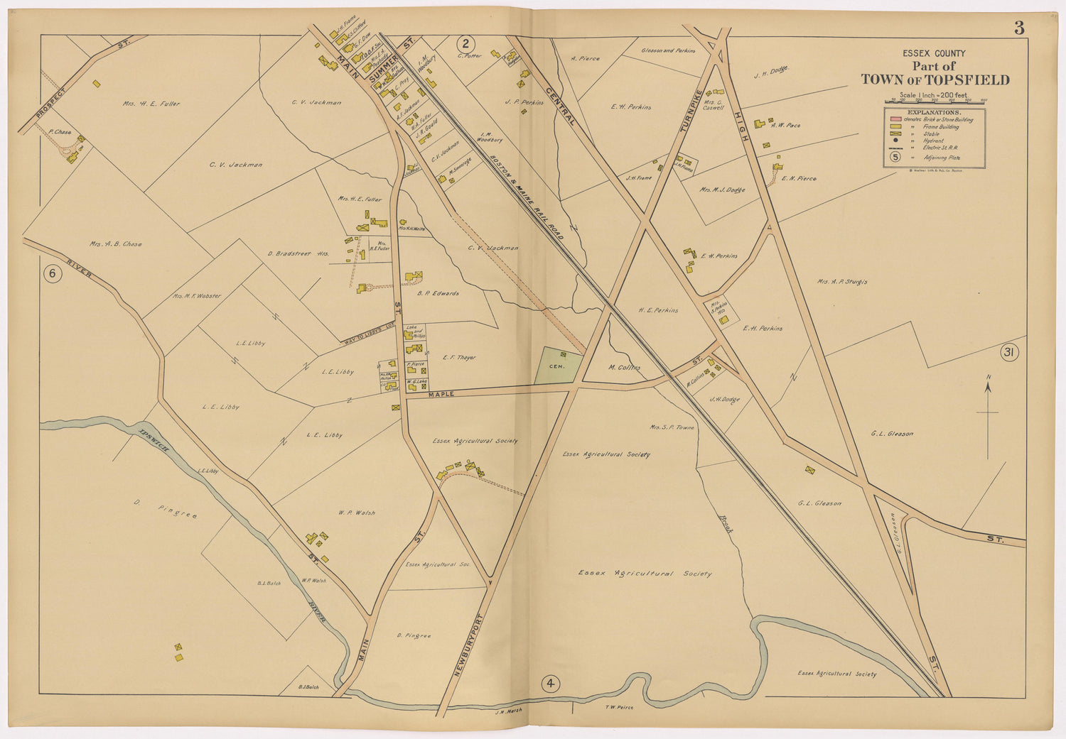 Image 7 of Atlas of the Towns of Topsfield, Ipswich, Essex, Hamilton and Wenham, Essex County, Massachusetts from Atlas of the Towns of Topsfield, Ipswich, Essex, Hamilton and Wenham, Essex County, Massachusetts 1910 by Relic Map Company