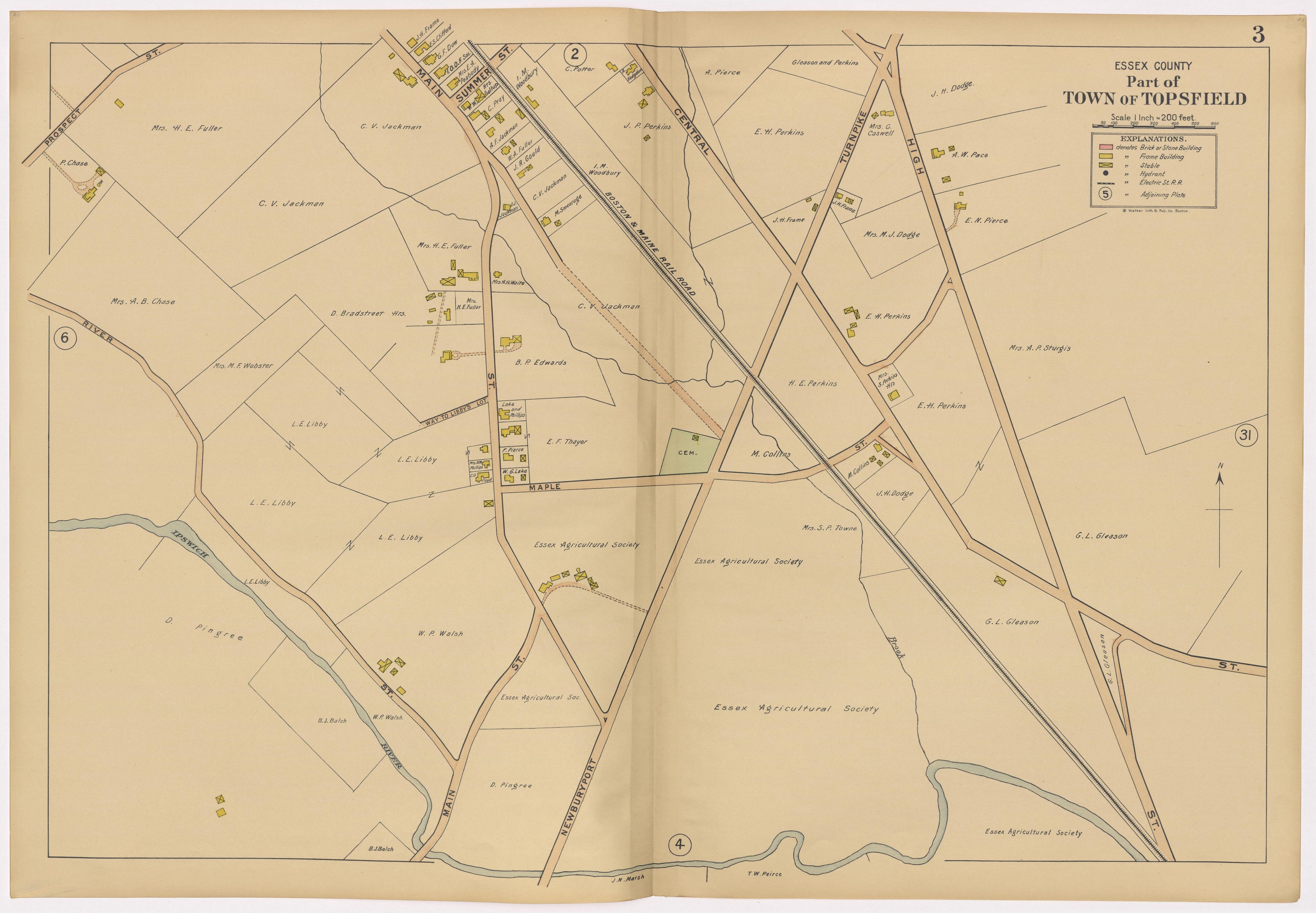 Image 7 of Atlas of the Towns of Topsfield, Ipswich, Essex, Hamilton and Wenham, Essex County, Massachusetts from Atlas of the Towns of Topsfield, Ipswich, Essex, Hamilton and Wenham, Essex County, Massachusetts 1910 by Relic Map Company
