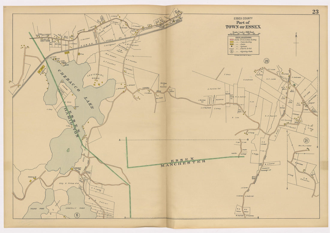 Image 27 of Atlas of the Towns of Topsfield, Ipswich, Essex, Hamilton and Wenham, Essex County, Massachusetts from Atlas of the Towns of Topsfield, Ipswich, Essex, Hamilton and Wenham, Essex County, Massachusetts 1910 by Relic Map Company