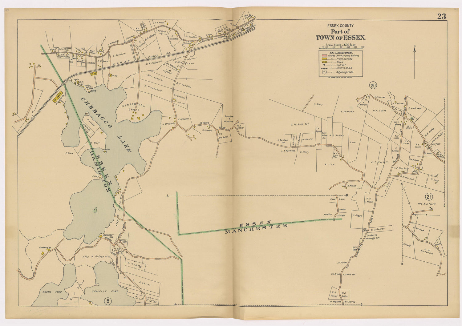Image 27 of Atlas of the Towns of Topsfield, Ipswich, Essex, Hamilton and Wenham, Essex County, Massachusetts from Atlas of the Towns of Topsfield, Ipswich, Essex, Hamilton and Wenham, Essex County, Massachusetts 1910 by Relic Map Company