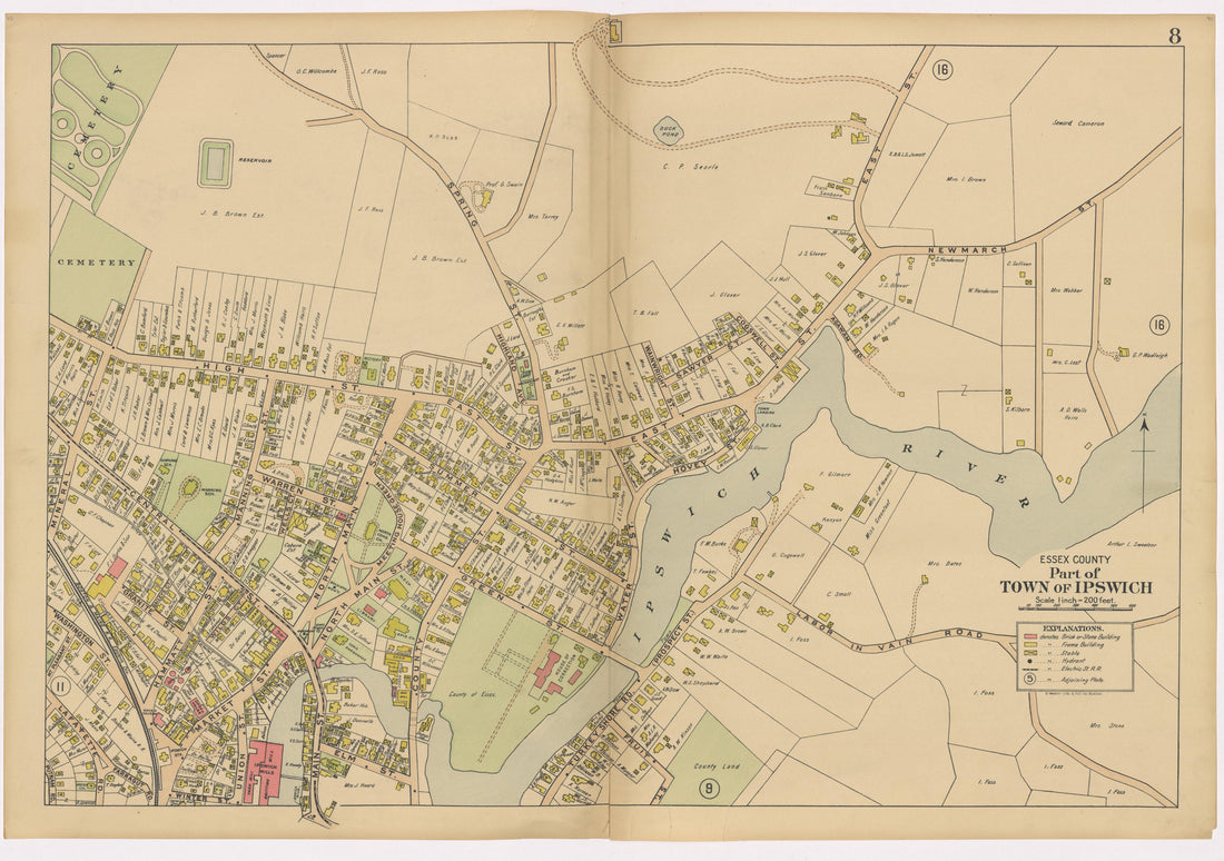 Image 12 of Atlas of the Towns of Topsfield, Ipswich, Essex, Hamilton and Wenham, Essex County, Massachusetts from Atlas of the Towns of Topsfield, Ipswich, Essex, Hamilton and Wenham, Essex County, Massachusetts 1910 by Relic Map Company