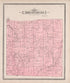Township 47N. Range XIXW. from Illustrated Historical Atlas of Cooper County, Missouri : Compiled and Published from Official Records and Personal Examination 1897 by Relic Map Company