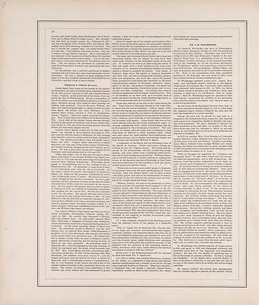 This old map of Cooper County, Missouri,  was created by Central Map Co|Wangersheim, S. in 1897