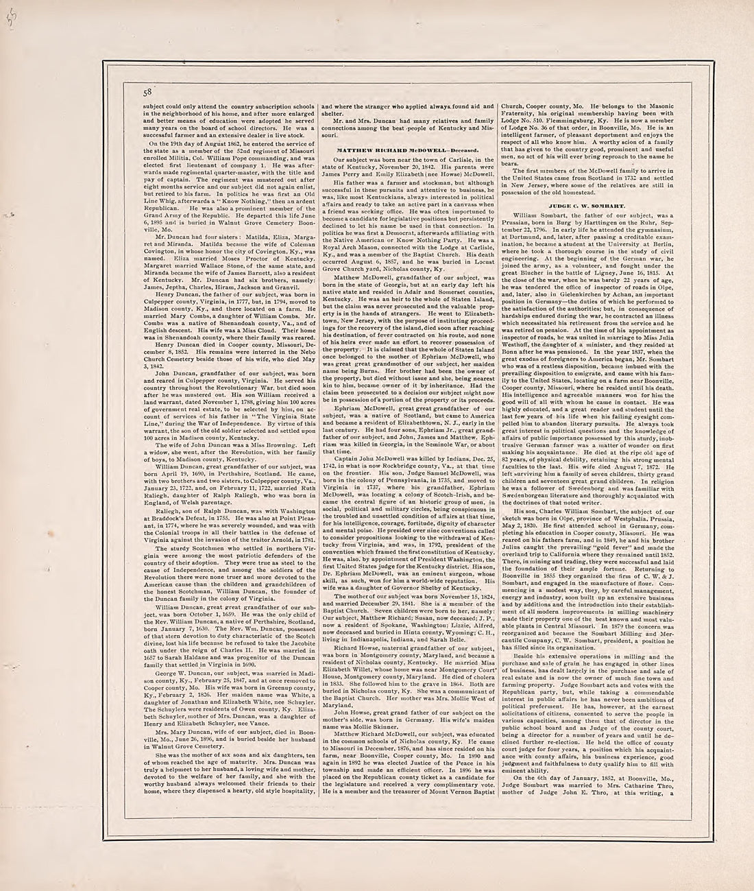 This old map of Cooper County, Missouri,  was created by Central Map Co|Wangersheim, S. in 1897