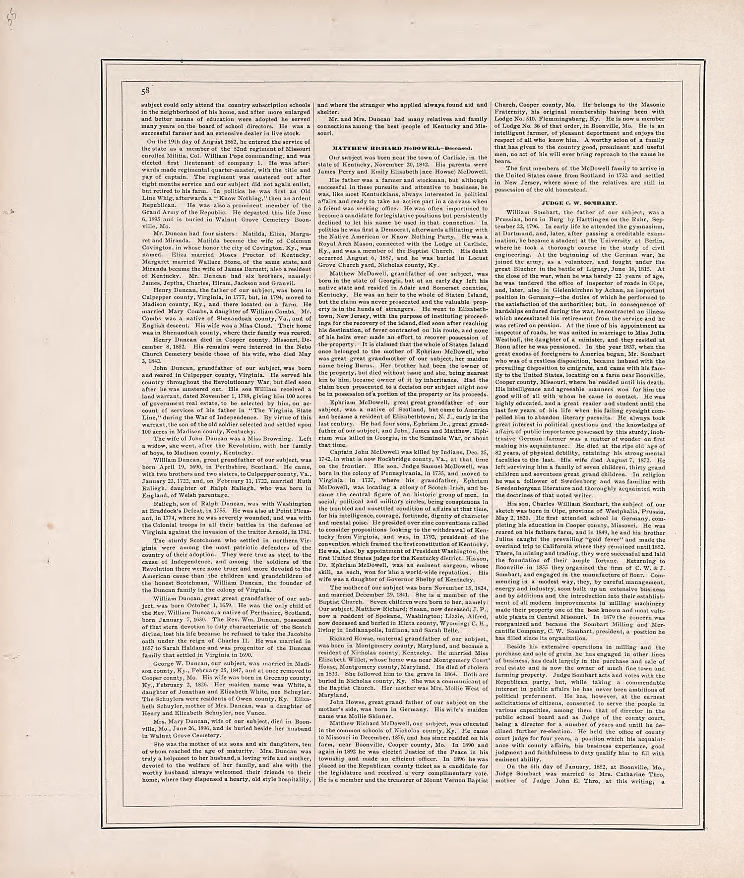 This old map of Cooper County, Missouri,  was created by Central Map Co|Wangersheim, S. in 1897