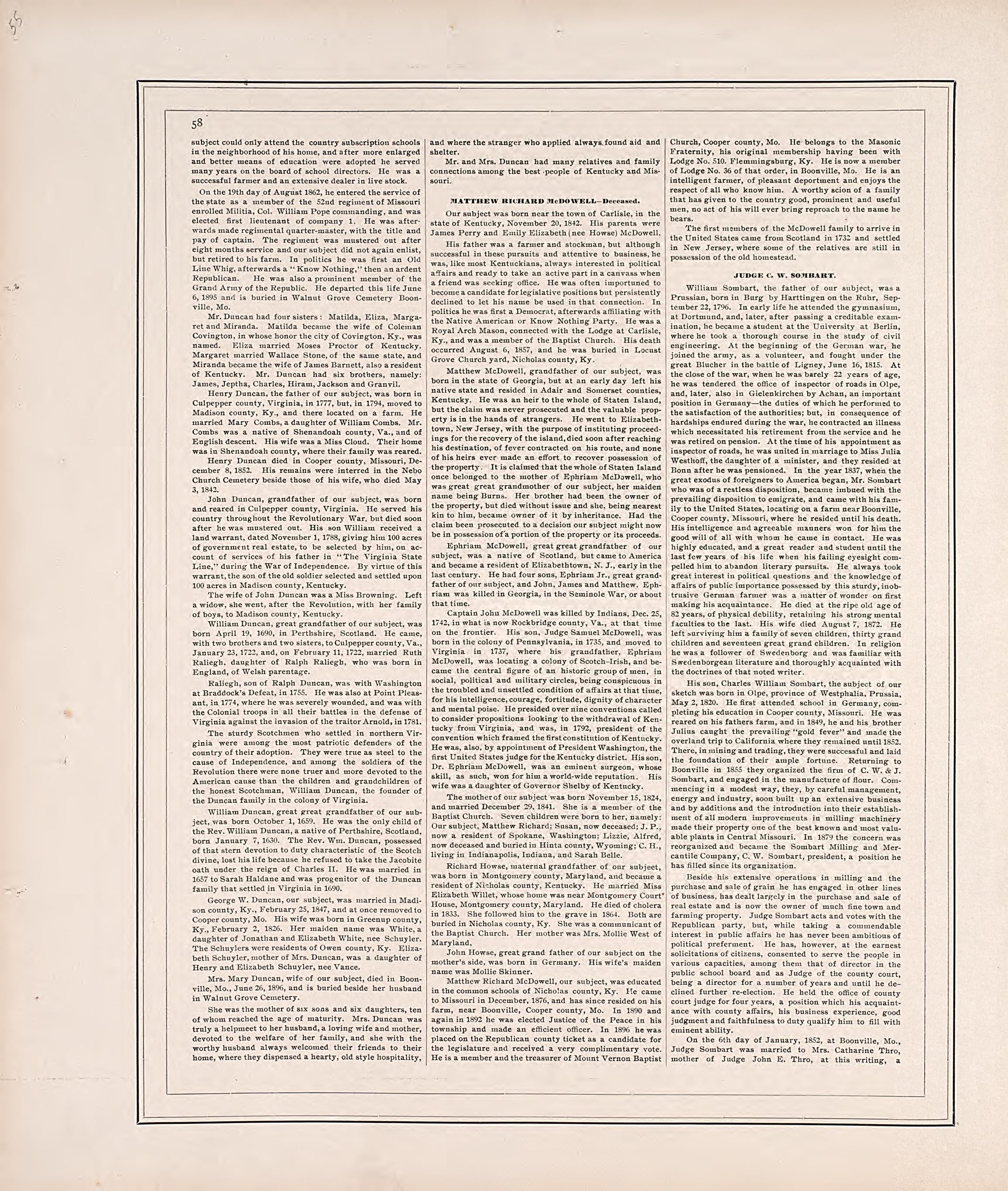 This old map of Cooper County, Missouri,  was created by Central Map Co|Wangersheim, S. in 1897