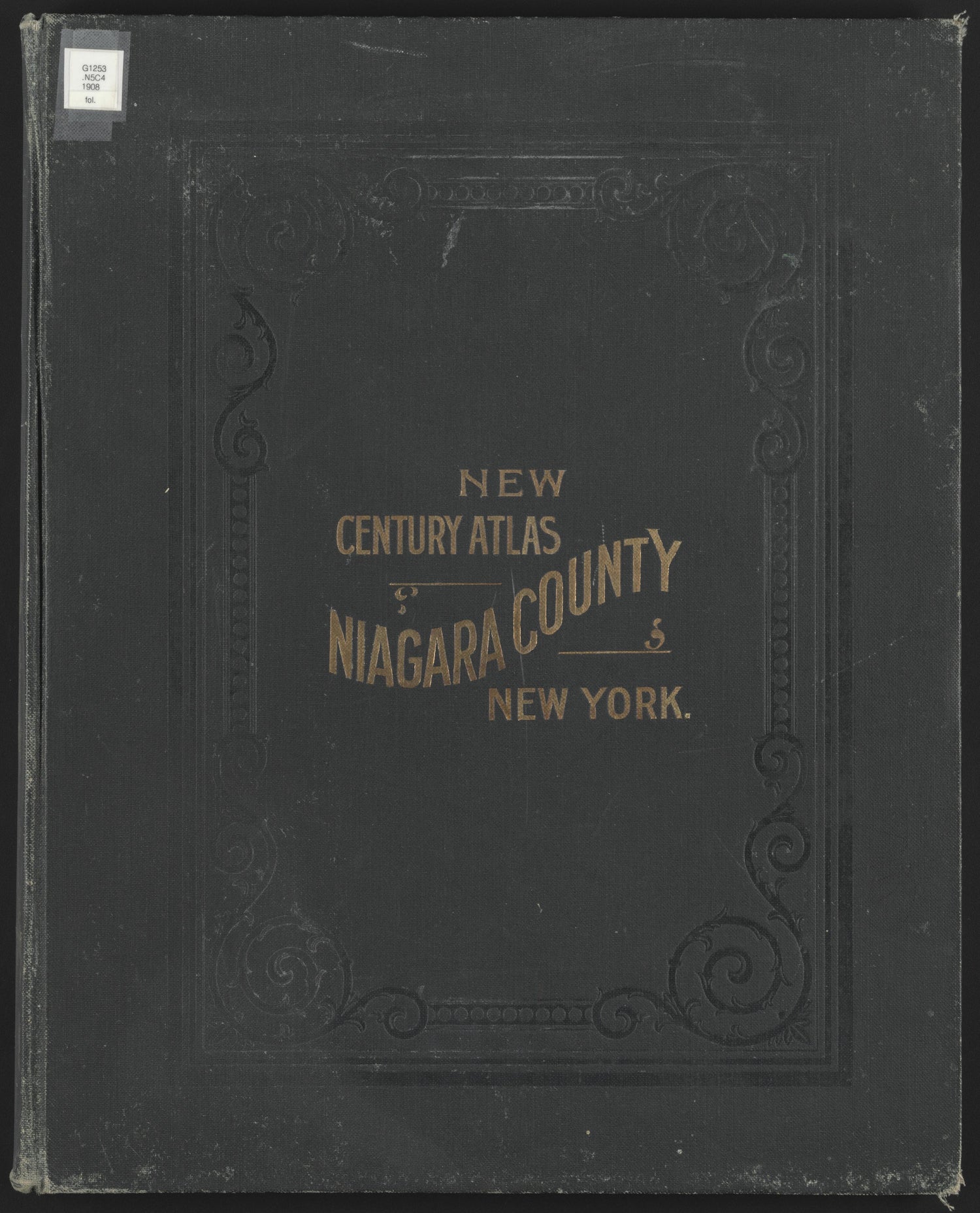 Image 1 of New Century Atlas, Niagara County, New York from New Century Atlas, Niagara County, New York : from Government Surveys, Official Records and General Compilations and Notations 1908 by Relic Map Company