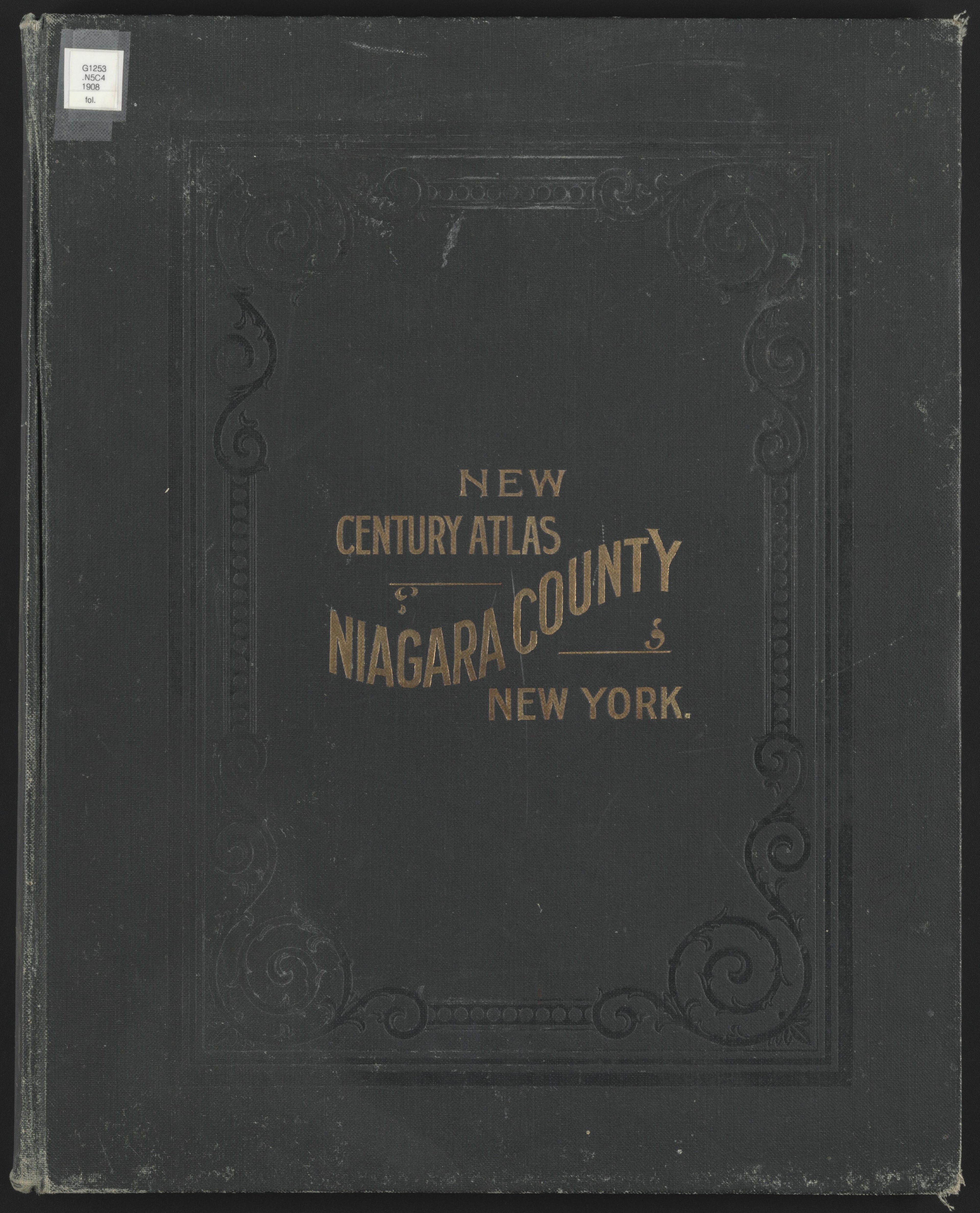 Image 1 of New Century Atlas, Niagara County, New York from New Century Atlas, Niagara County, New York : from Government Surveys, Official Records and General Compilations and Notations 1908 by Relic Map Company