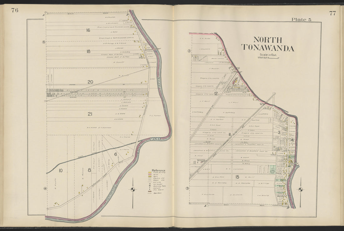 This old map of New York, New York (State), Niagara County,  was created by Century Map Company|Ogden, L. J. G.|Westgard, William in 1908