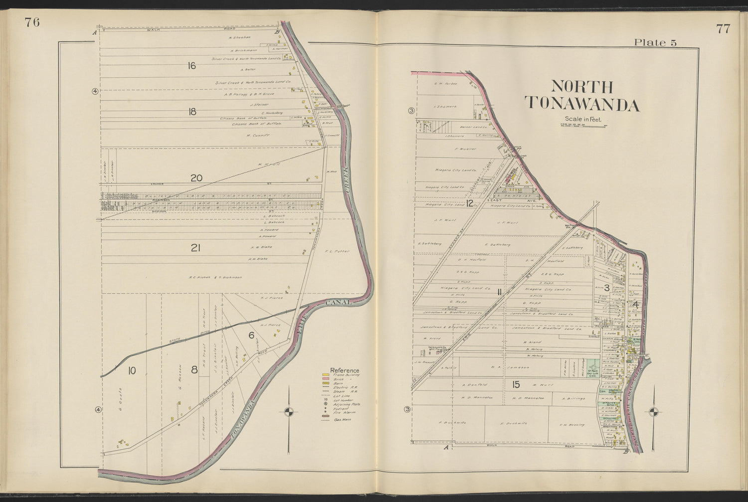 This old map of New York, New York (State), Niagara County,  was created by Century Map Company|Ogden, L. J. G.|Westgard, William in 1908