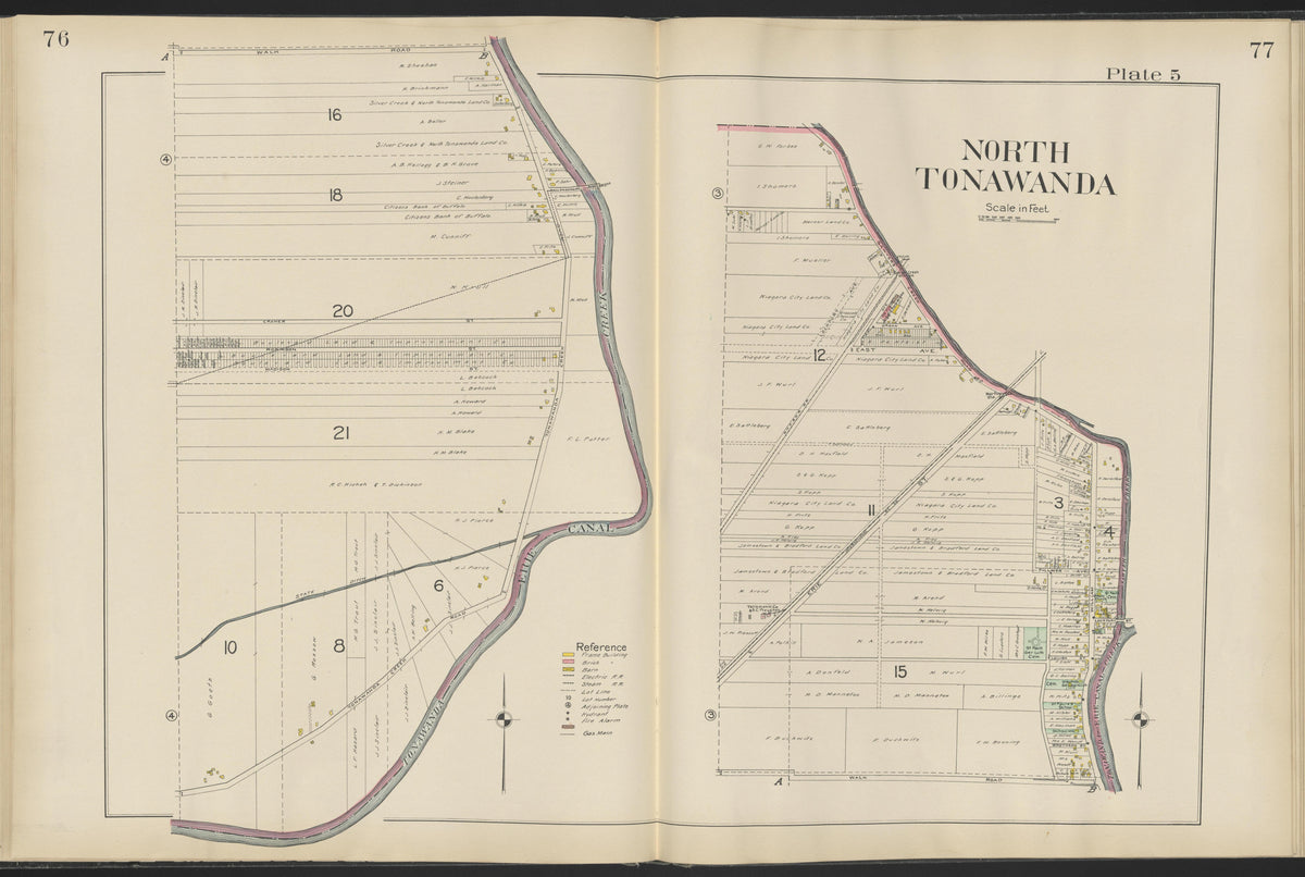 Image 26 of New Century Atlas, Niagara County, New York from New Century Atlas, Niagara County, New York : from Government Surveys, Official Records and General Compilations and Notations 1908 by Relic Map Company