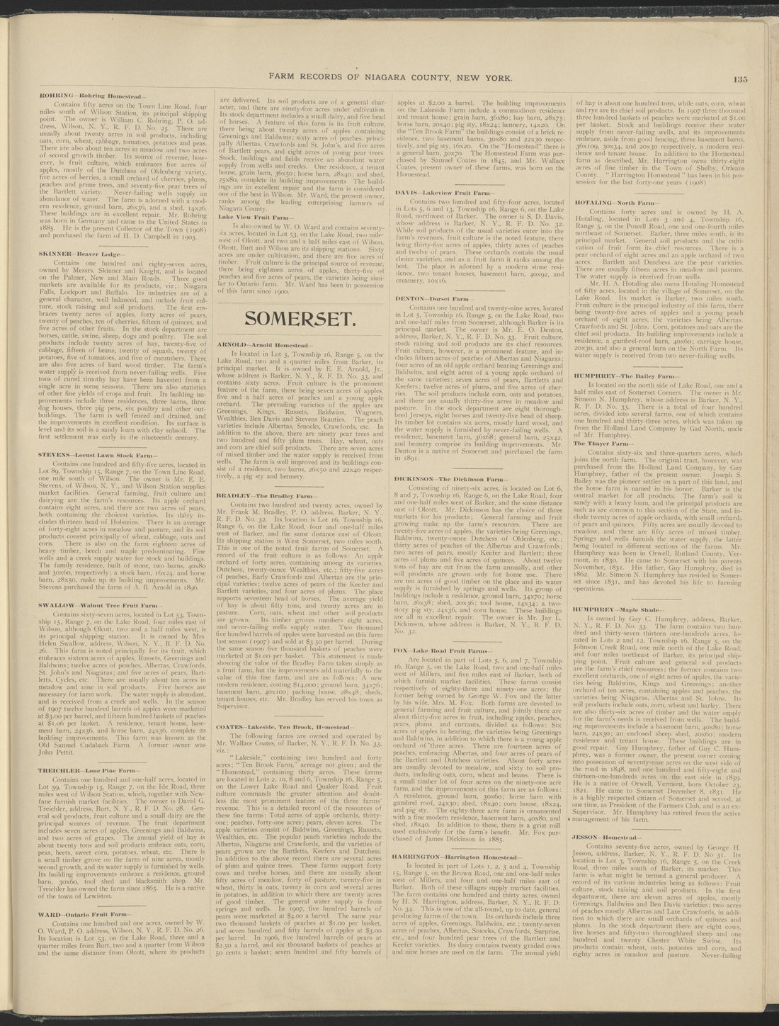 This old map of New York, New York (State), Niagara County,  was created by Century Map Company|Ogden, L. J. G.|Westgard, William in 1908