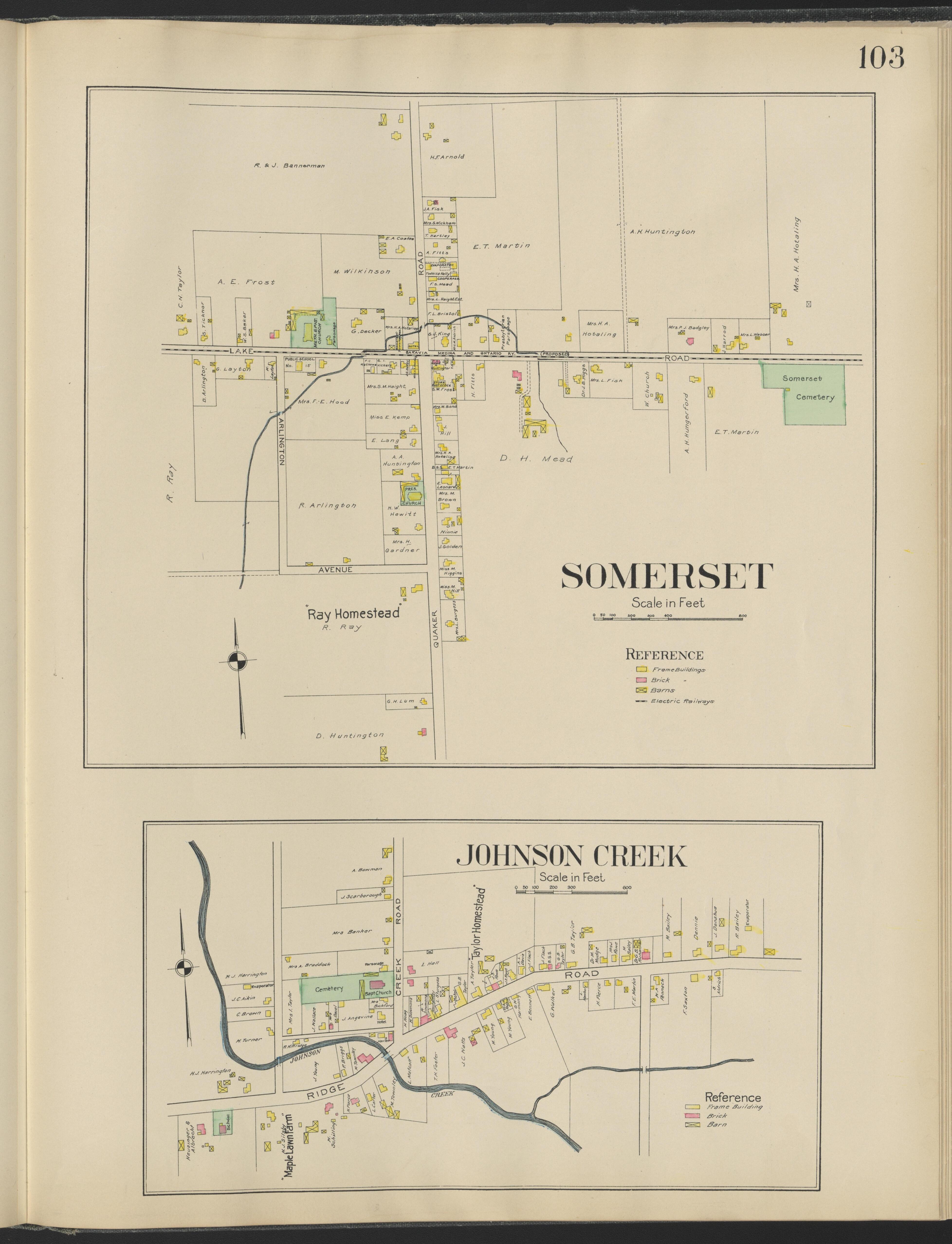 This old map of New York, New York (State), Niagara County,  was created by Century Map Company|Ogden, L. J. G.|Westgard, William in 1908