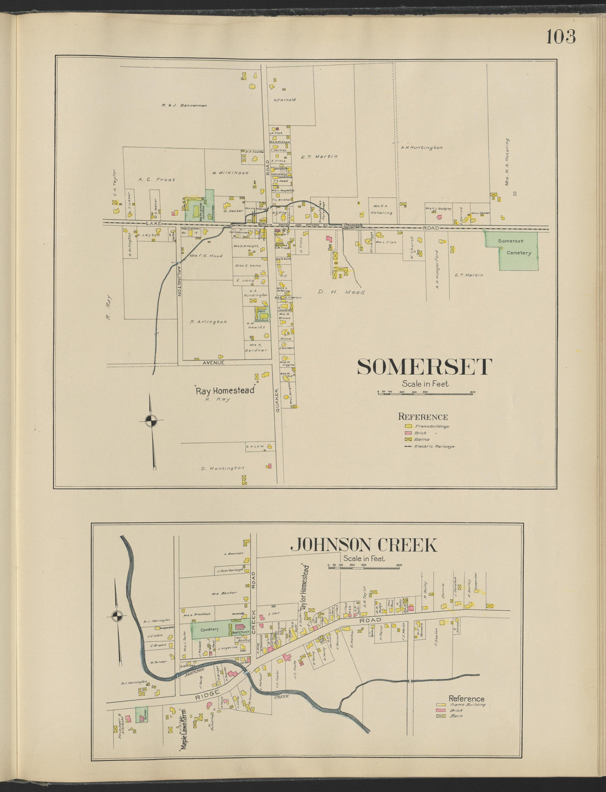 Image 46 of New Century Atlas, Niagara County, New York from New Century Atlas, Niagara County, New York : from Government Surveys, Official Records and General Compilations and Notations 1908 by Relic Map Company
