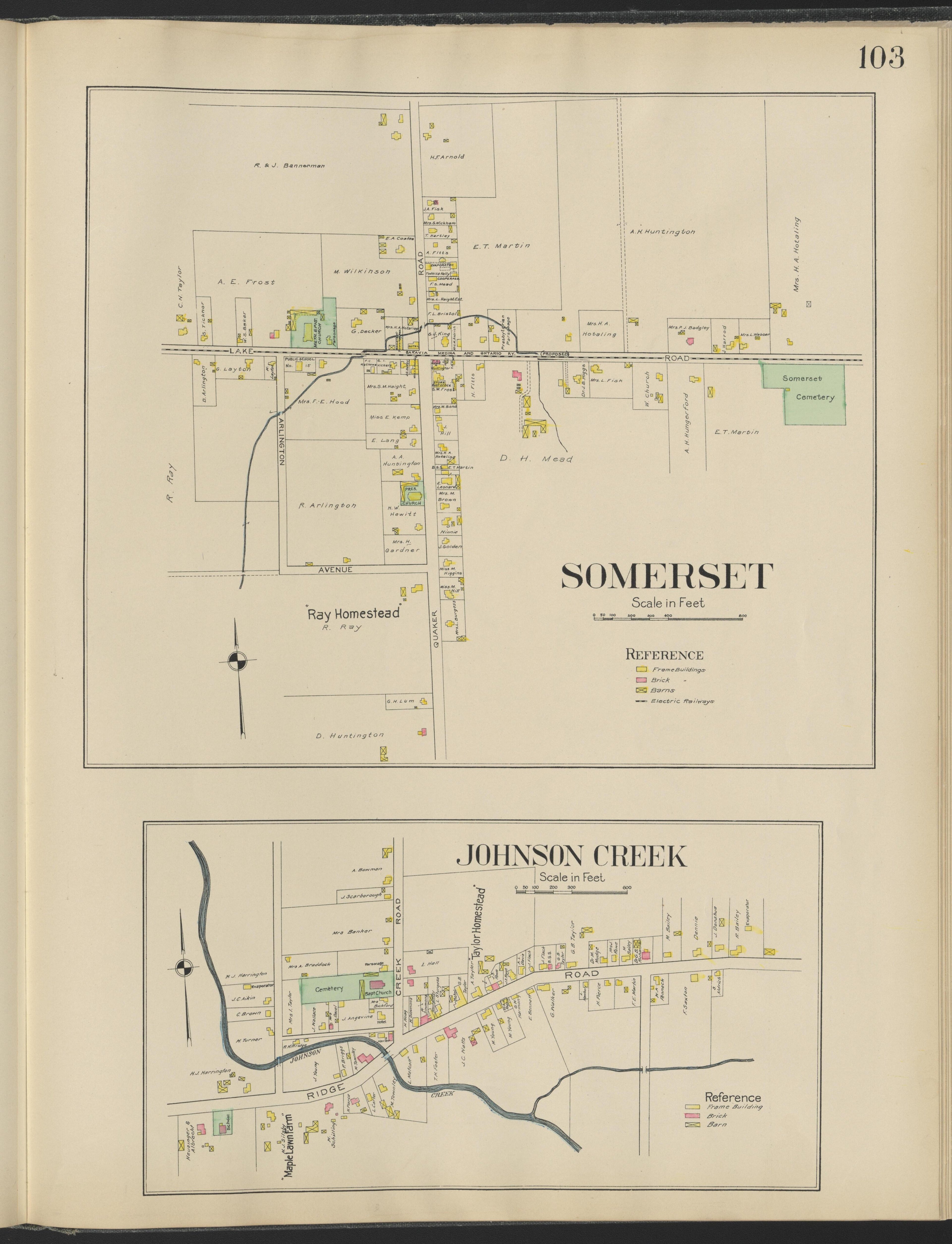 This old map of New York, New York (State), Niagara County,  was created by Century Map Company|Ogden, L. J. G.|Westgard, William in 1908