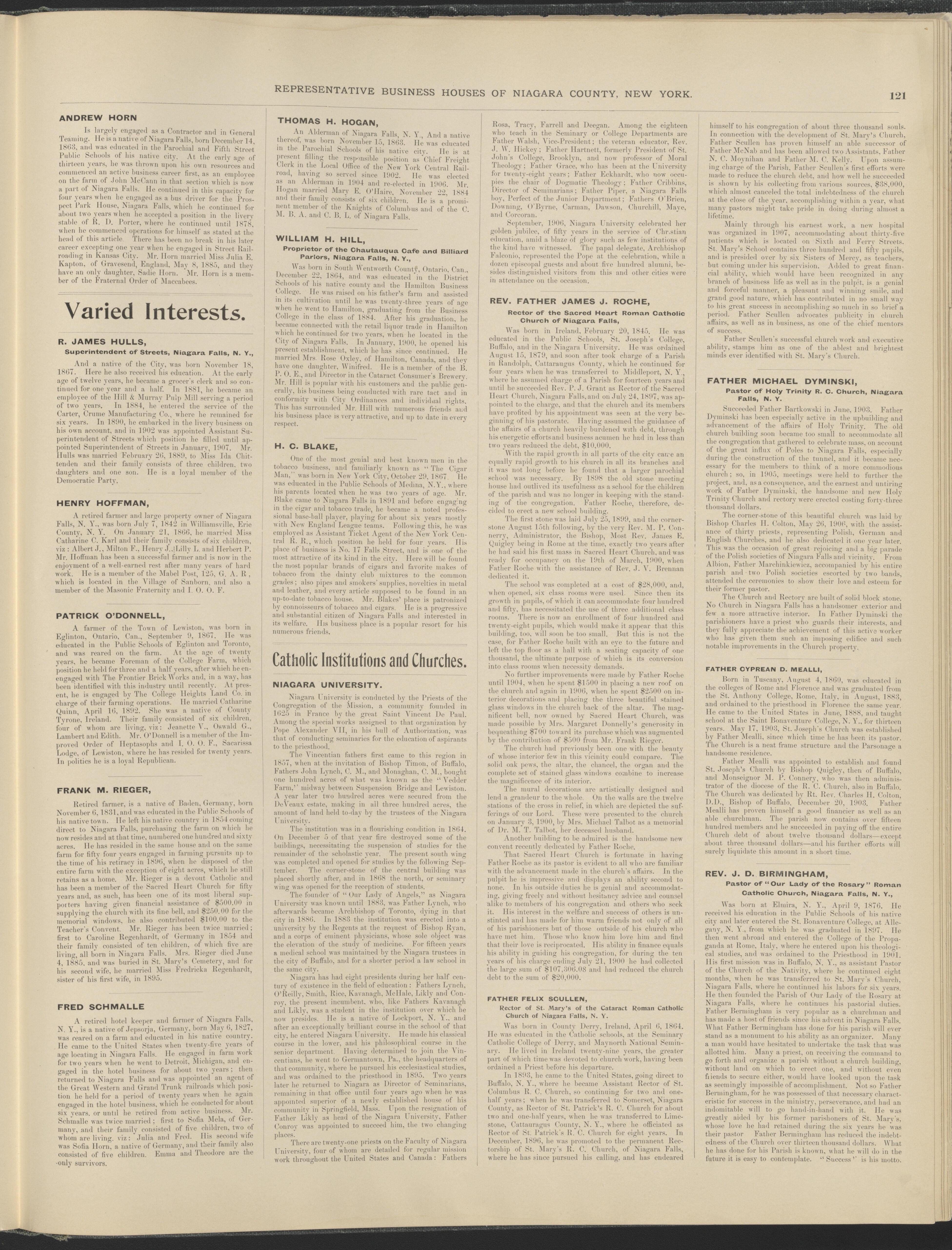 This old map of New York, New York (State), Niagara County,  was created by Century Map Company|Ogden, L. J. G.|Westgard, William in 1908