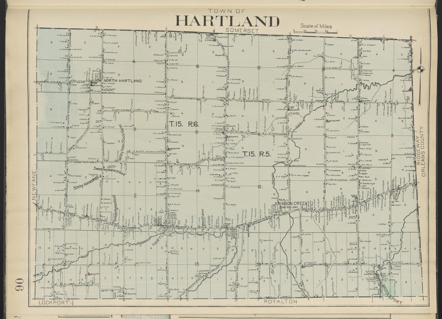Image 36 of New Century Atlas, Niagara County, New York from New Century Atlas, Niagara County, New York : from Government Surveys, Official Records and General Compilations and Notations 1908 by Relic Map Company