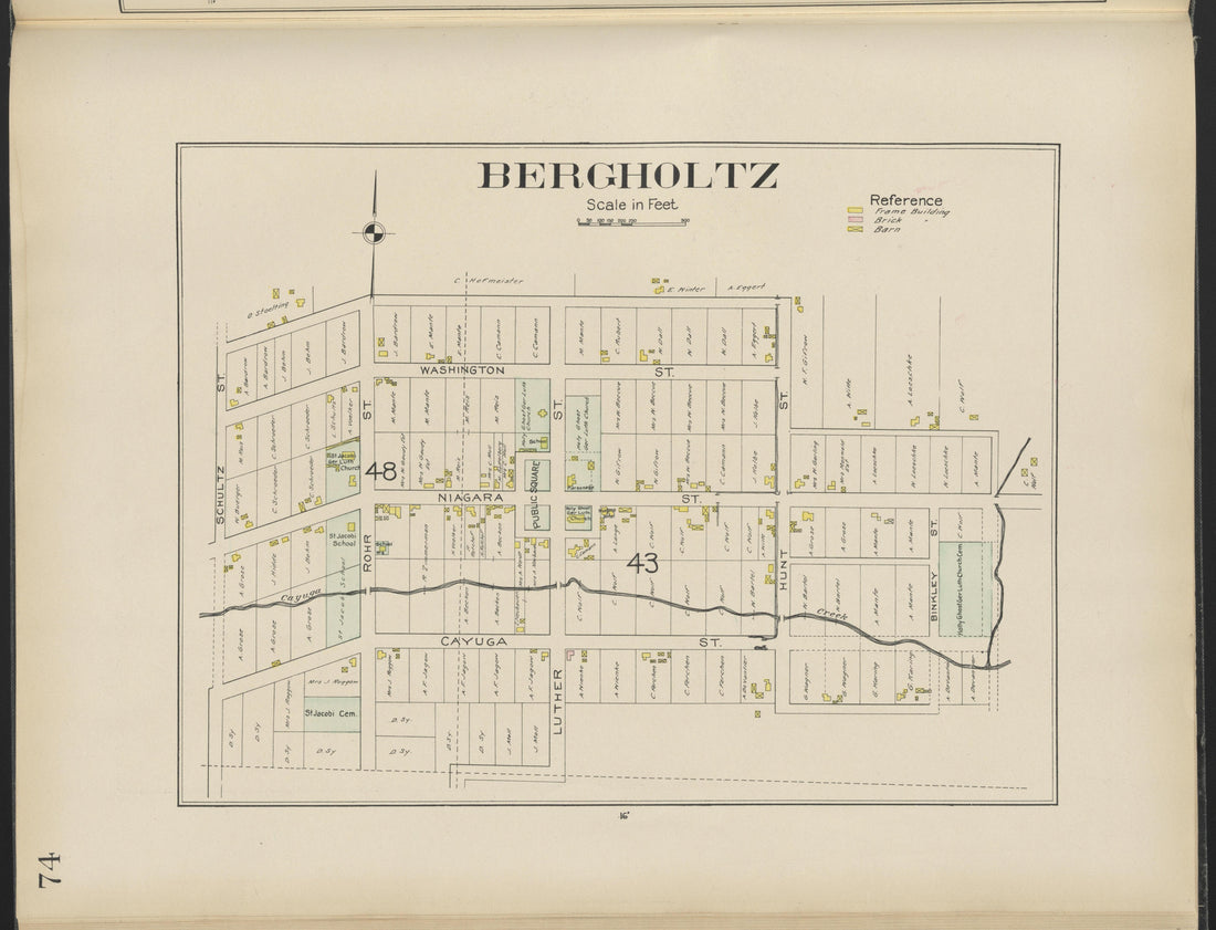 This old map of New York, New York (State), Niagara County,  was created by Century Map Company|Ogden, L. J. G.|Westgard, William in 1908