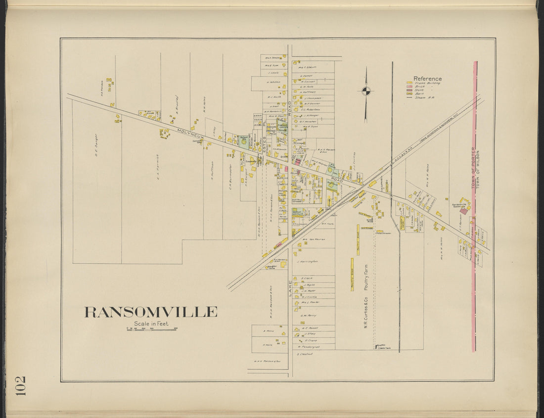 This old map of New York, New York (State), Niagara County,  was created by Century Map Company|Ogden, L. J. G.|Westgard, William in 1908
