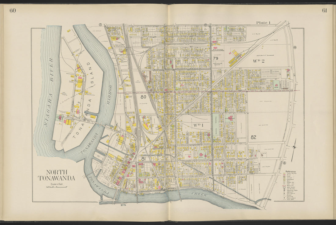 This old map of New York, New York (State), Niagara County,  was created by Century Map Company|Ogden, L. J. G.|Westgard, William in 1908
