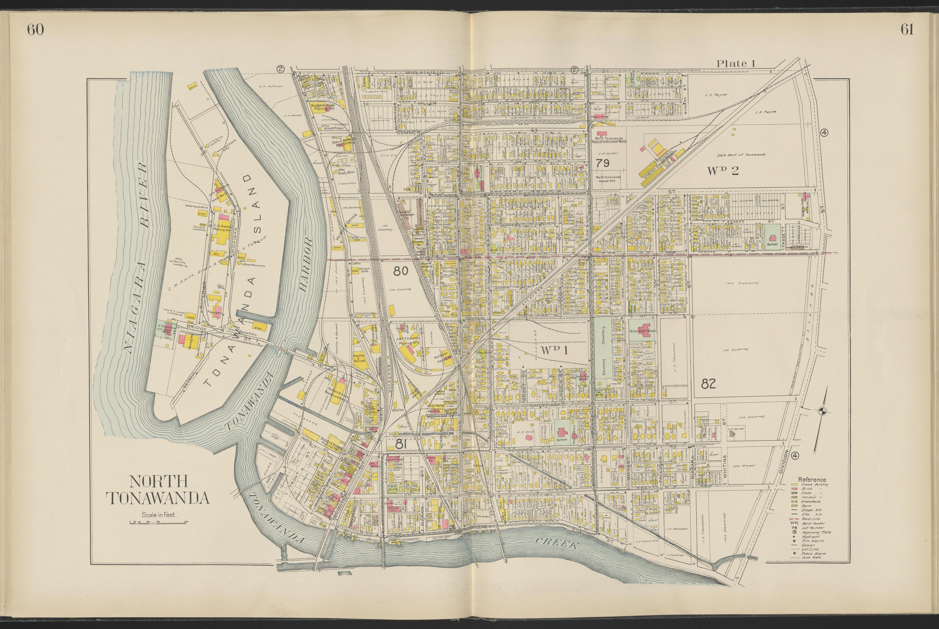 Image 19 of New Century Atlas, Niagara County, New York from New Century Atlas, Niagara County, New York : from Government Surveys, Official Records and General Compilations and Notations 1908 by Relic Map Company