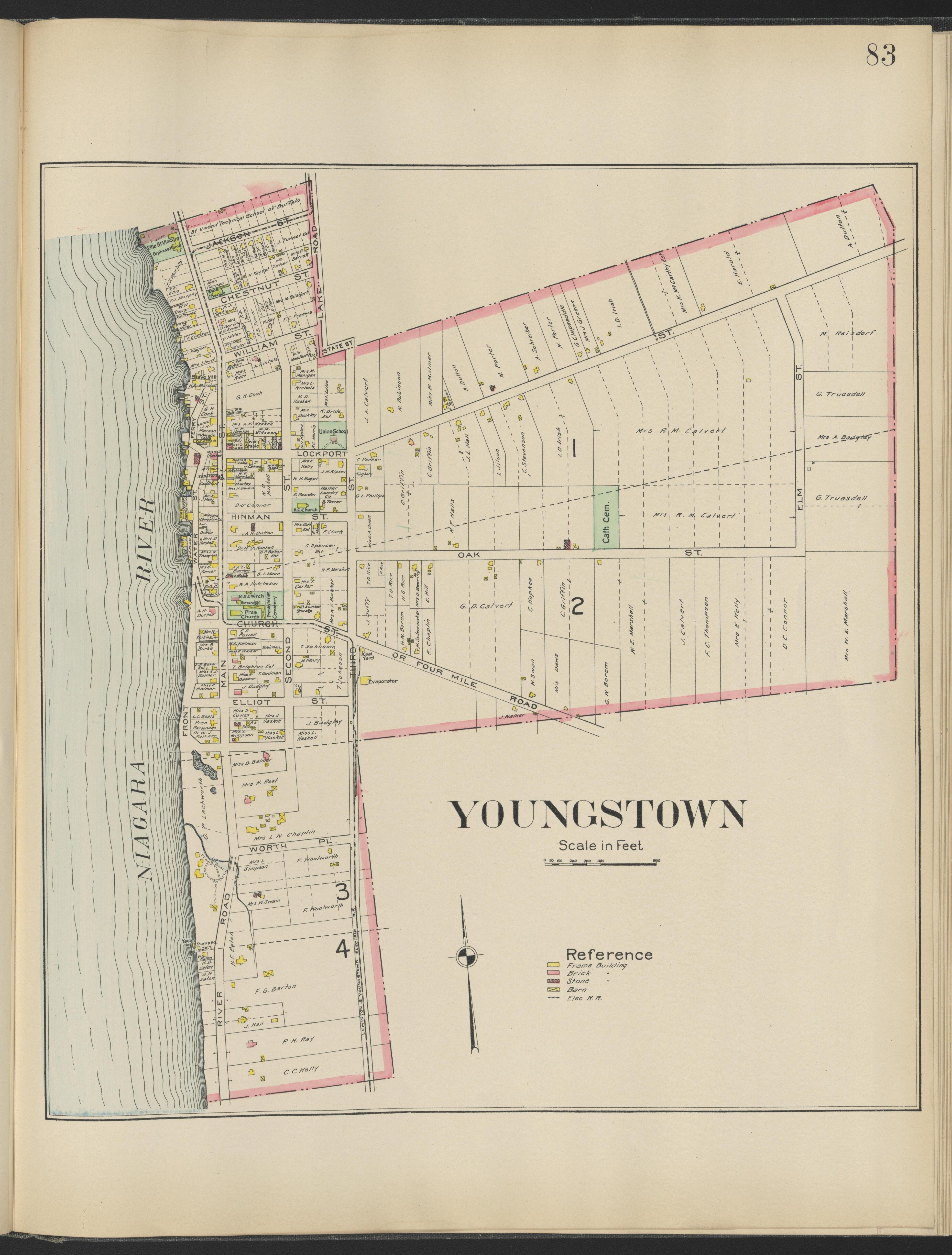 This old map of New York, New York (State), Niagara County,  was created by Century Map Company|Ogden, L. J. G.|Westgard, William in 1908