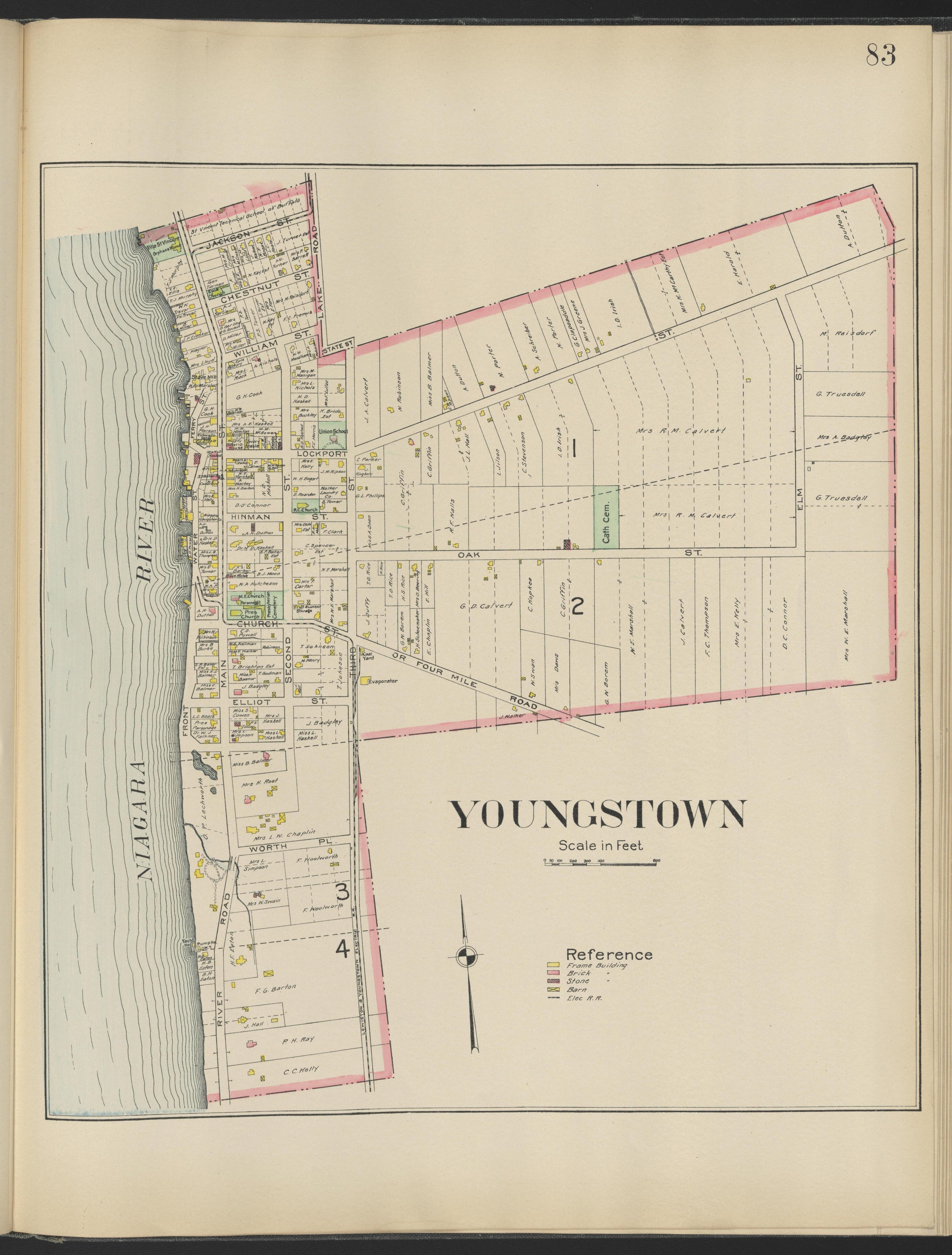This old map of New York, New York (State), Niagara County,  was created by Century Map Company|Ogden, L. J. G.|Westgard, William in 1908