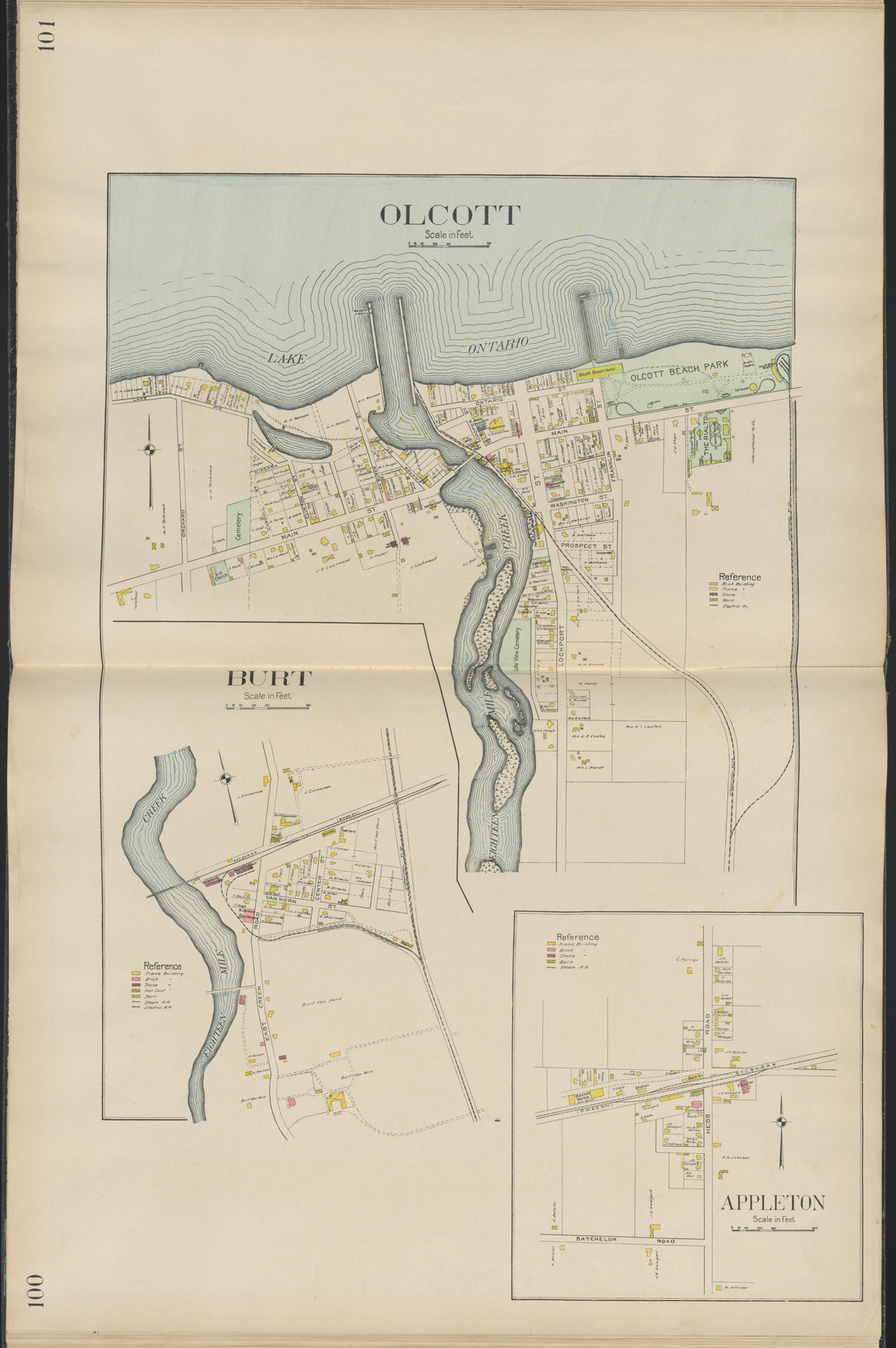 This old map of New York, New York (State), Niagara County,  was created by Century Map Company|Ogden, L. J. G.|Westgard, William in 1908