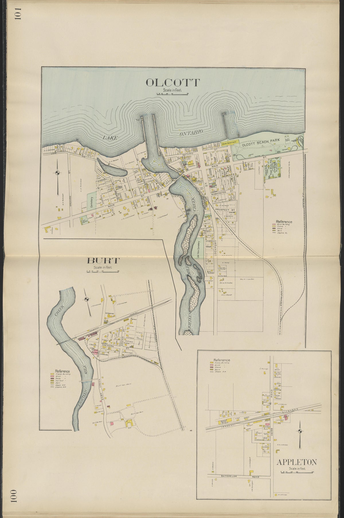 Image 44 of New Century Atlas, Niagara County, New York from New Century Atlas, Niagara County, New York : from Government Surveys, Official Records and General Compilations and Notations 1908 by Relic Map Company