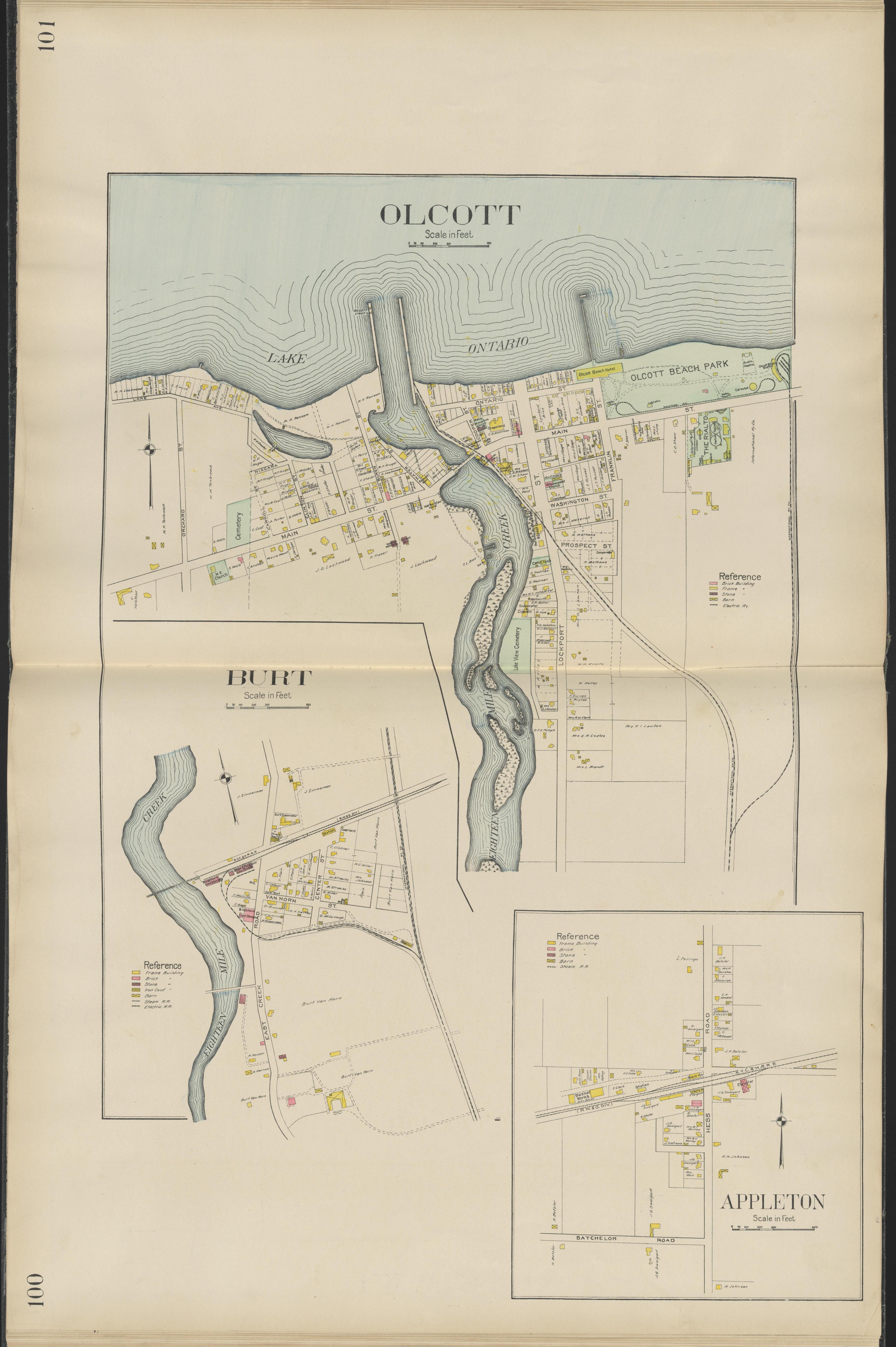 Image 44 of New Century Atlas, Niagara County, New York from New Century Atlas, Niagara County, New York : from Government Surveys, Official Records and General Compilations and Notations 1908 by Relic Map Company